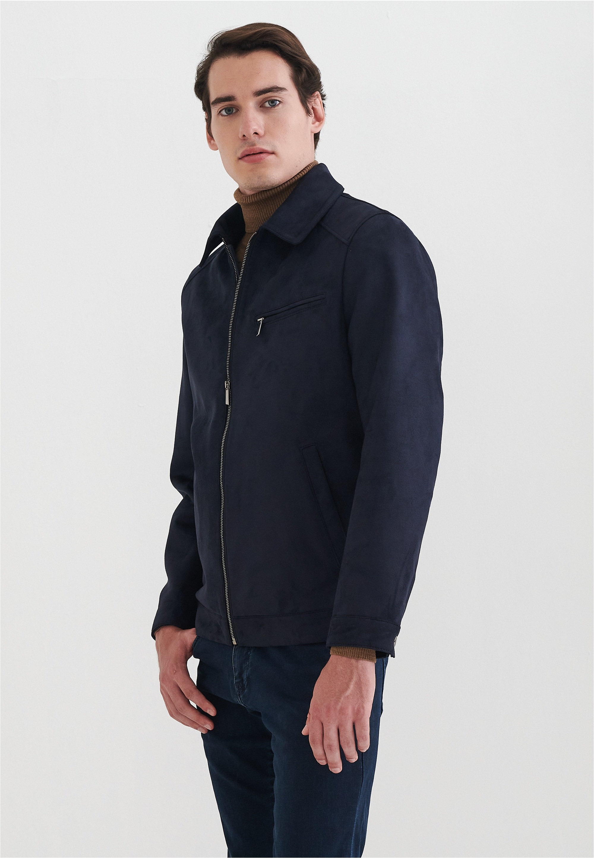 Pierre Cardin Outdoorjacke, in tollem Leder-Look