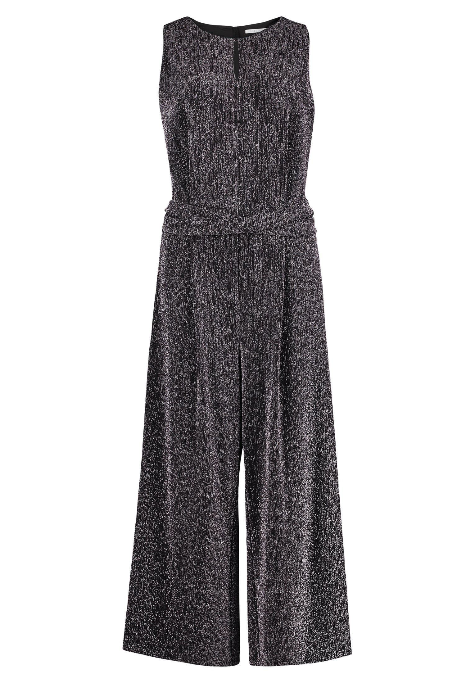 Betty&Co Overall »Betty & Co Jumpsuit ohne Arm«, (1 tlg.), Falten