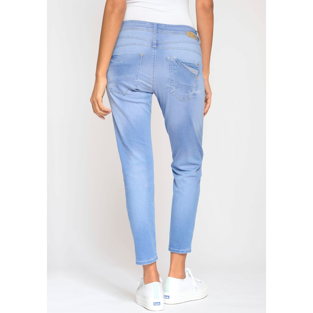 GANG Relax-fit-Jeans »94Amelie cropped«, mit doppelter Passe und doppelter, rechter Gesäßtasche