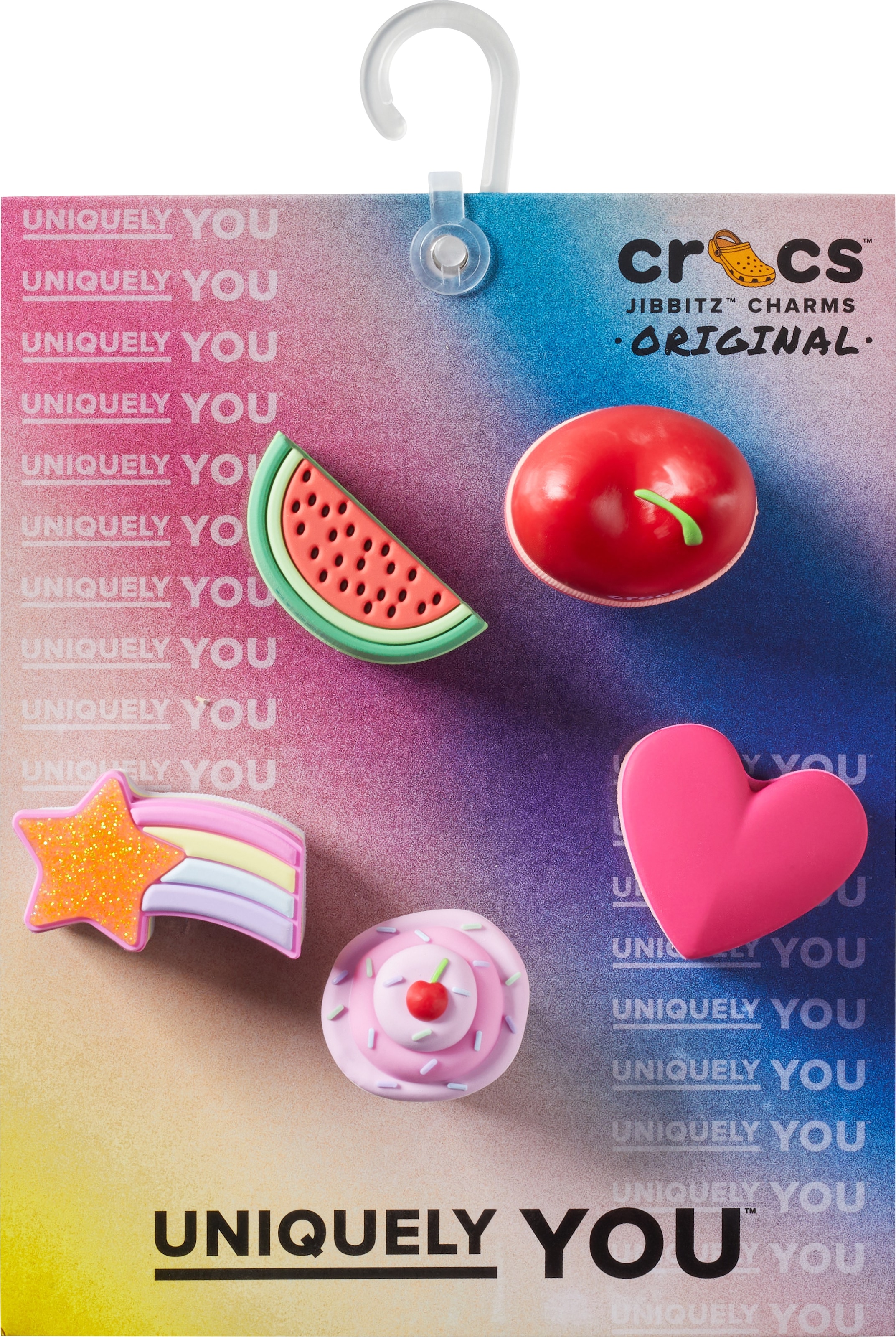 Crocs Schuhanstecker »Jibbitz™ Stacked Sweets«, (Set, 5 tlg., Kein Spielzeug. Nicht für Kinder unter 3 Jahren geeignet), Charm, Anstecker für Crocs Schuhe