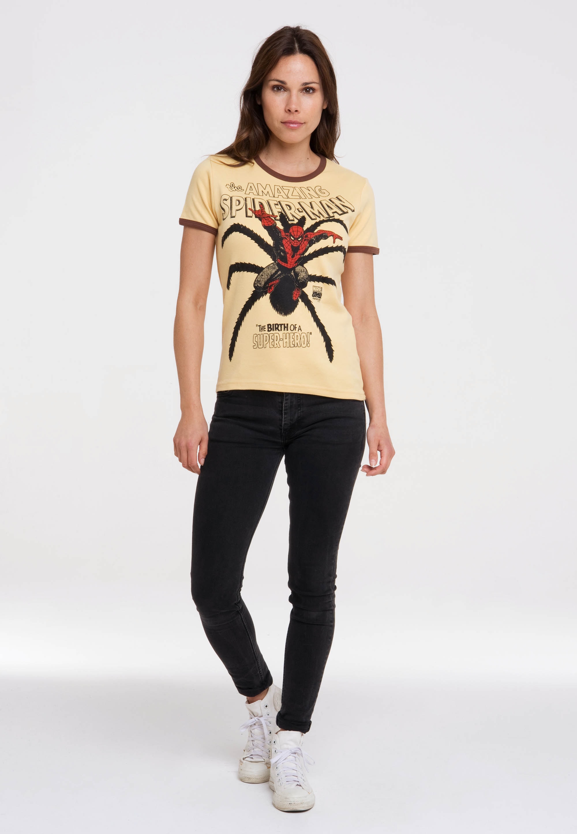 T-Shirt »Spider-Man«, mit lizenziertem Originaldesign