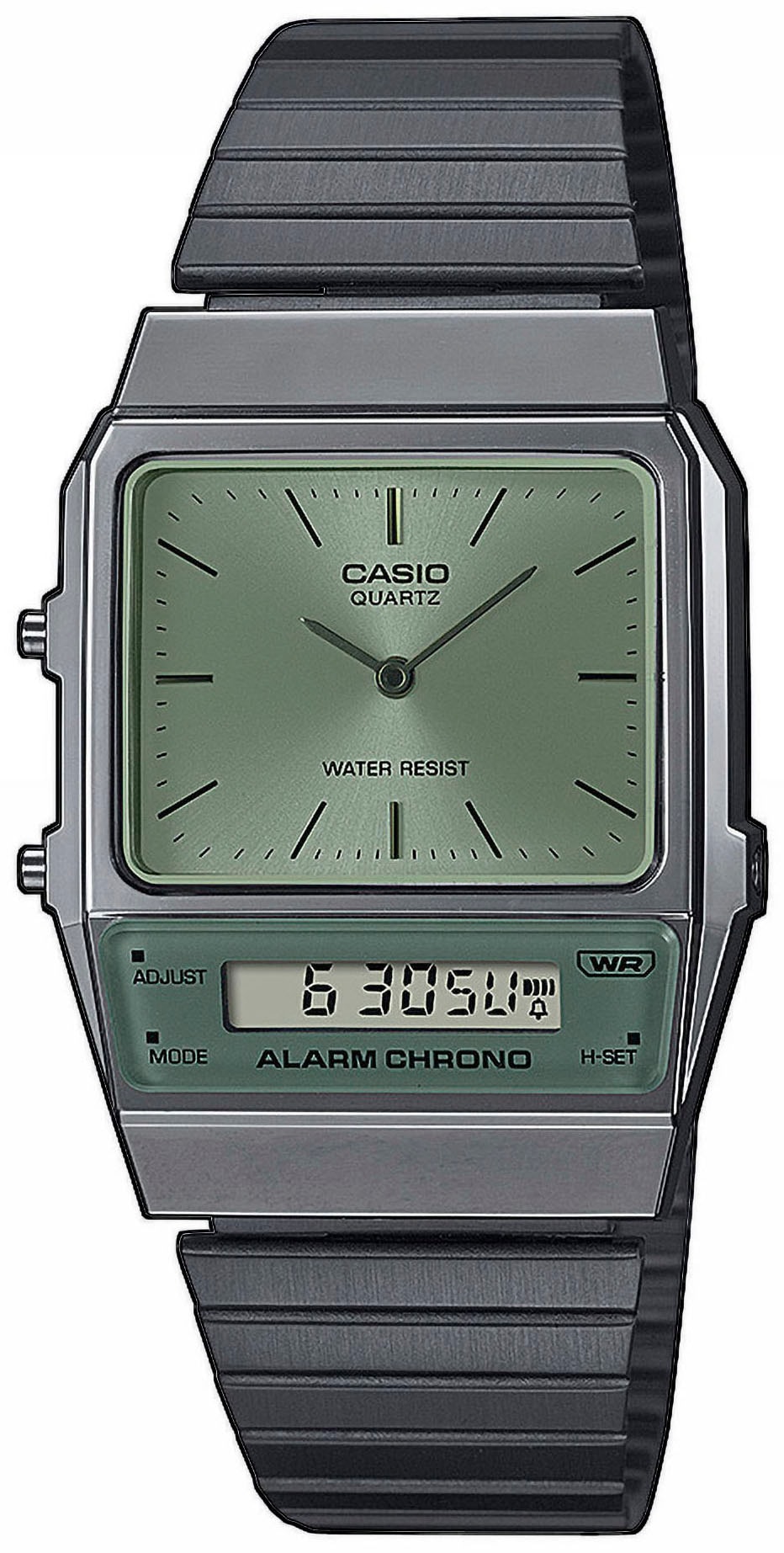 CASIO VINTAGE Chronograph »AQ-800ECGG-3AEF«, Quarzuhr, Armbanduhr, Damen, Herren, digital, retro, Stoppfunktion