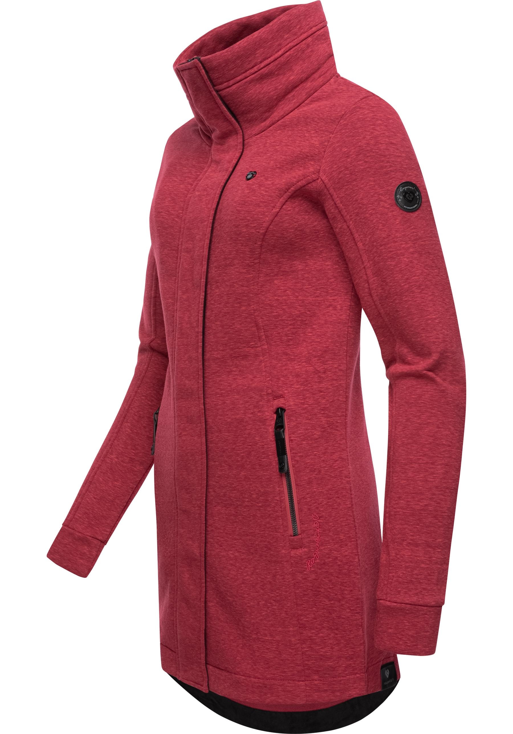 Ragwear Sweatjacke »Letrice«, Sportliche Zip-Jacke mit hohem Kragen