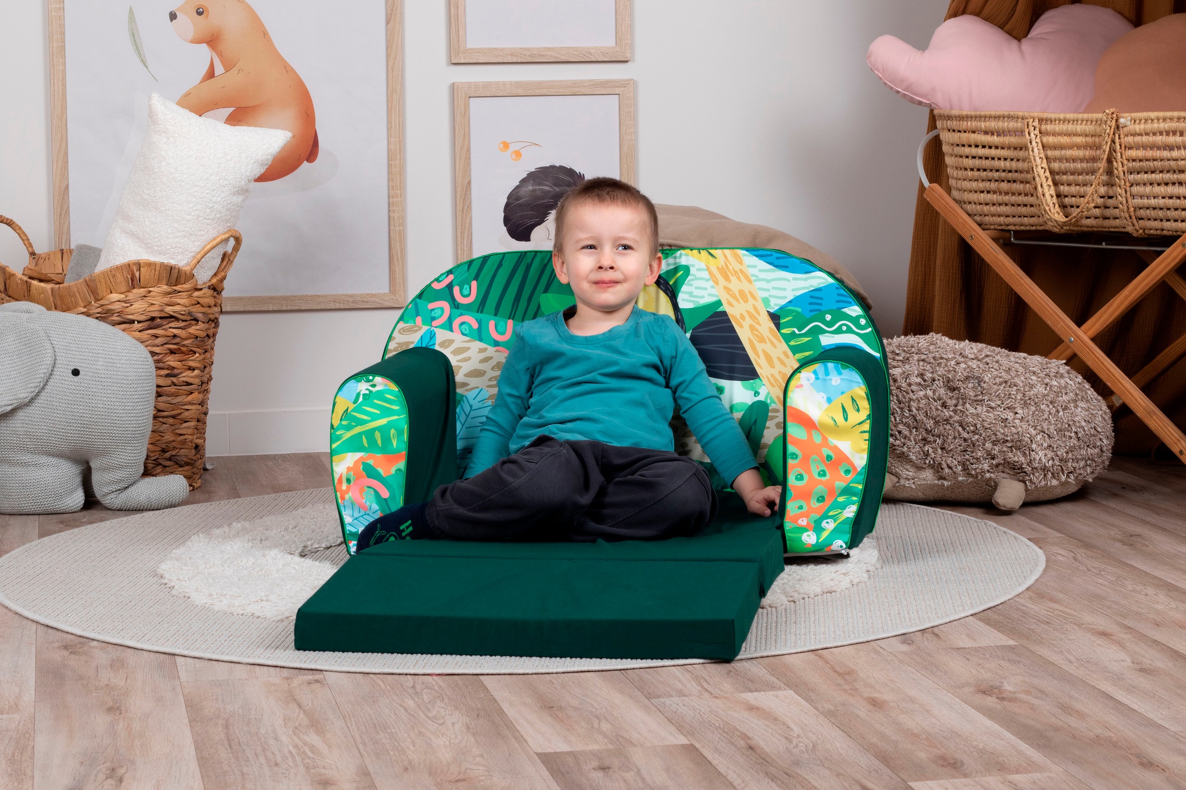 Knorrtoys® Sofa »Jungle animal« für Kinder; Made in Europe