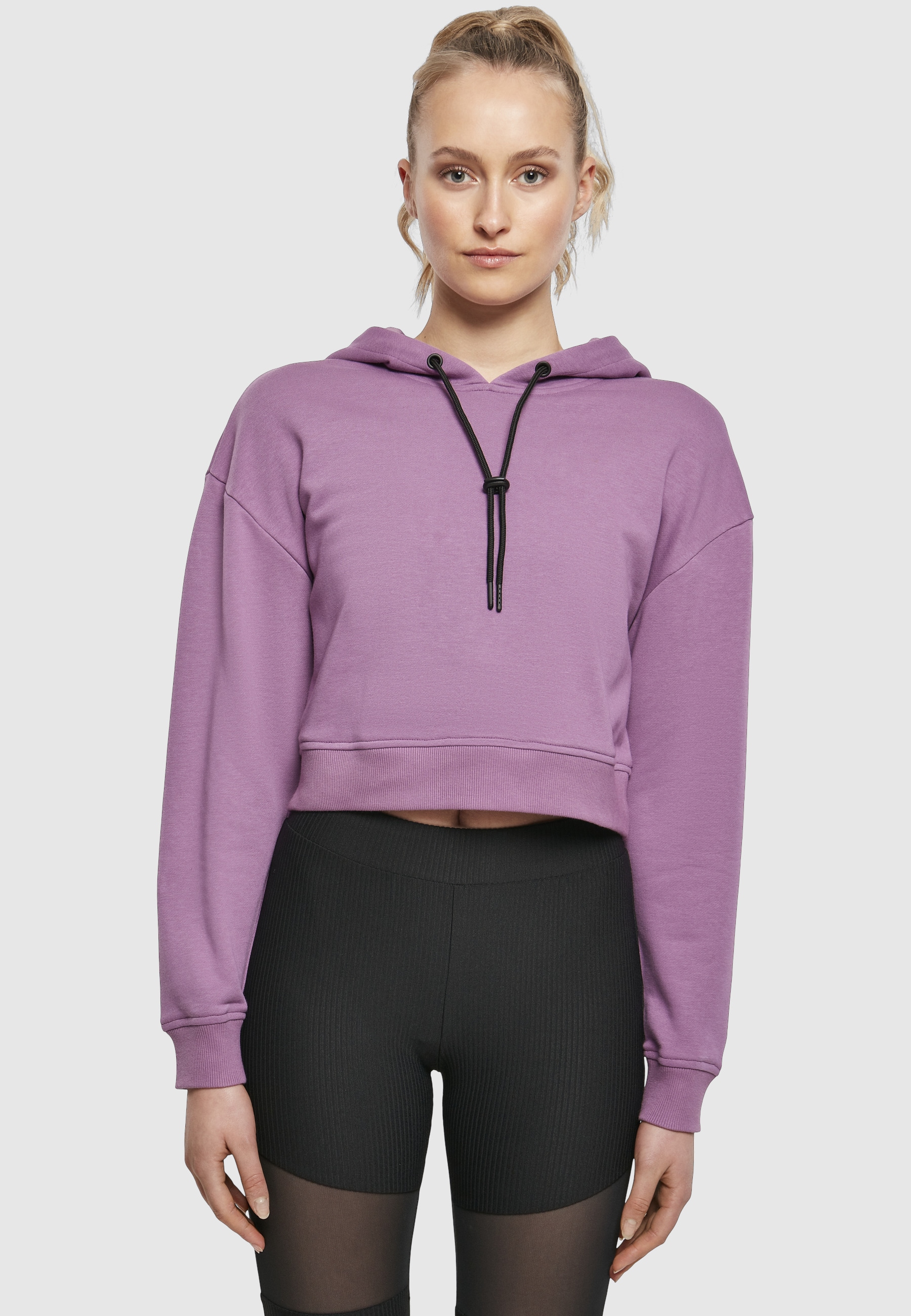 URBAN CLASSICS Sweatshirt »Urban Classics Damen Ladies Short Terry Hoody«, 1 Stk.
