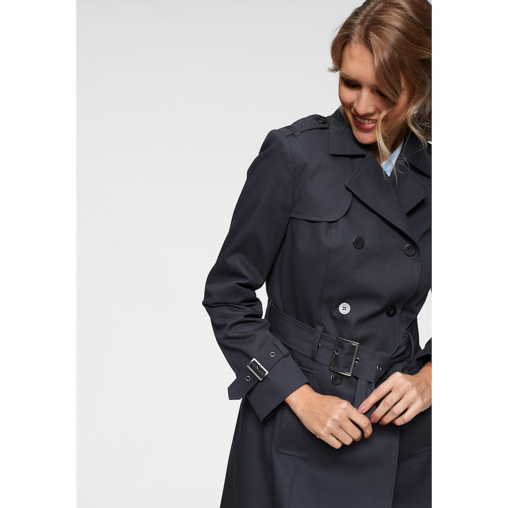 Aniston CASUAL Trenchcoat, mit Gürtel zum Regulieren