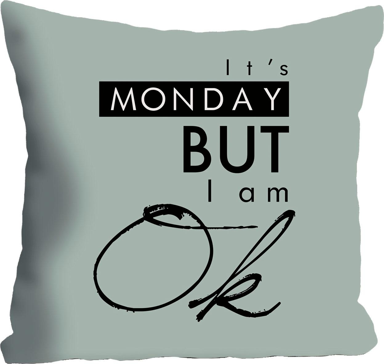 queence Dekokissen ""Monday"" Kissenhülle ohne Füllung, 1 Stück günstig online kaufen