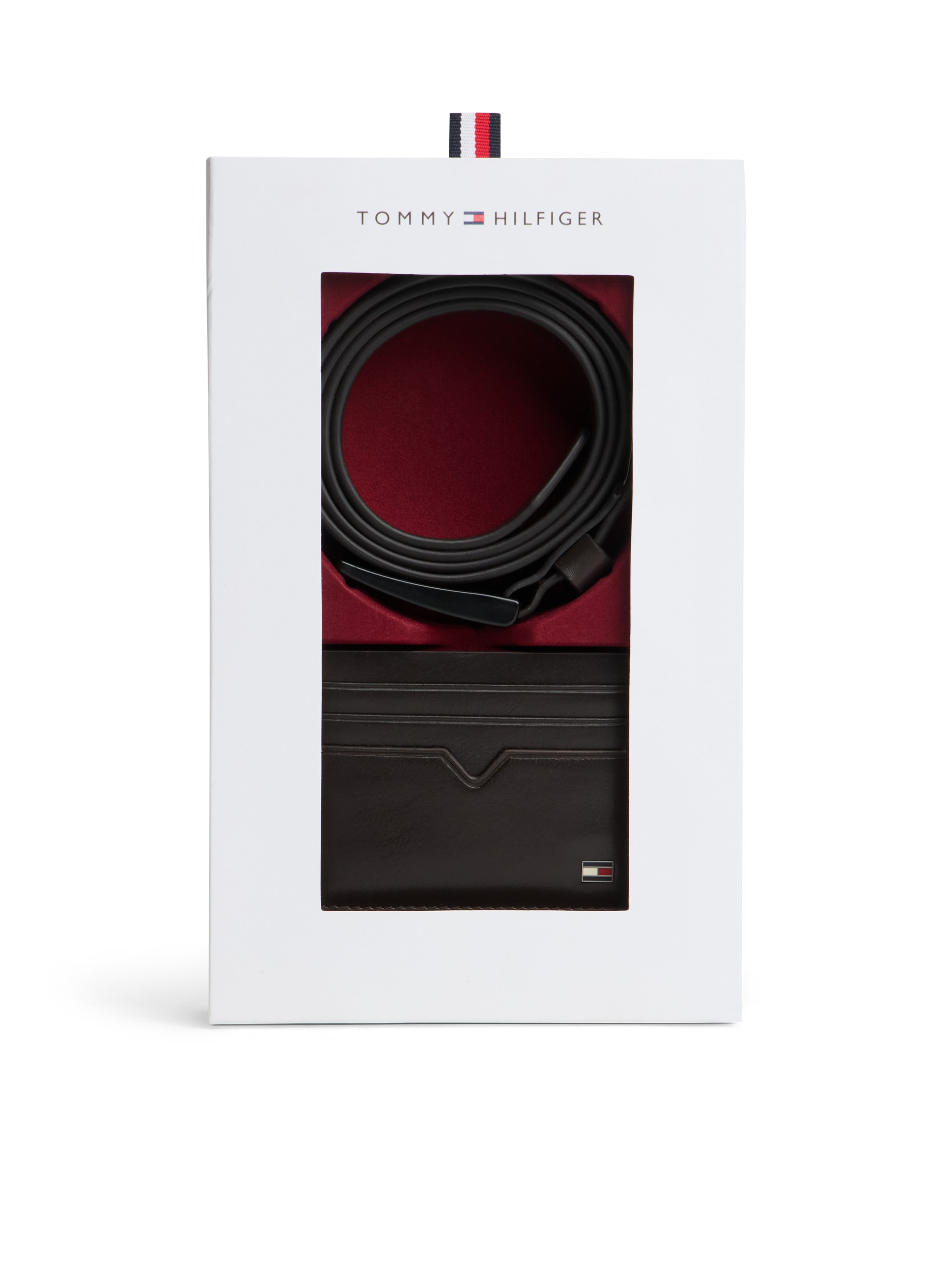 Tommy Hilfiger Ledergürtel »CC HOLDER & BELT LAYTON 3.5« in Geschenkbox, mit Kartenetui