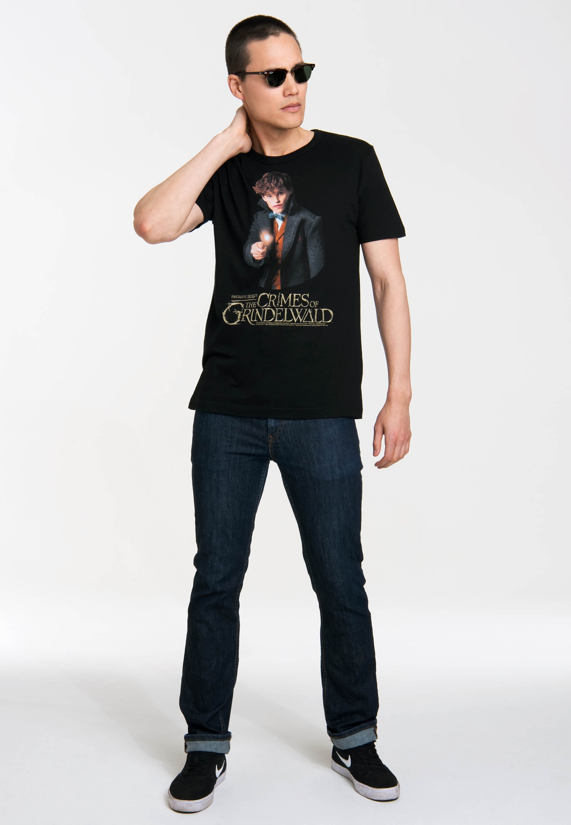 LOGOSHIRT T-Shirt "Newt Scamander", mit Phantastische Tierwesen-Frontprint günstig online kaufen