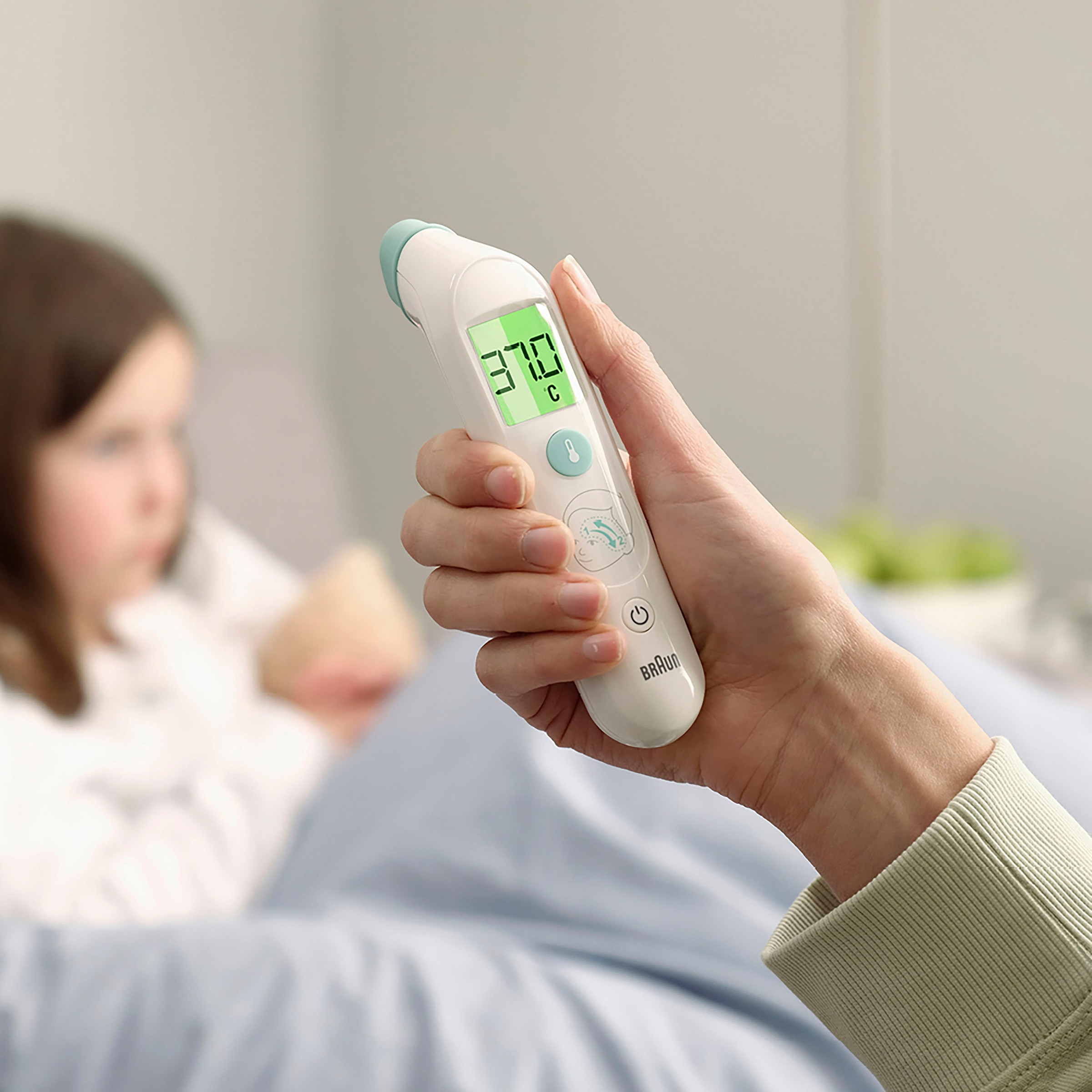 Braun Fieberthermometer "TempleSwipe™ Stirnthermometer​ - BST200" Geeignet günstig online kaufen