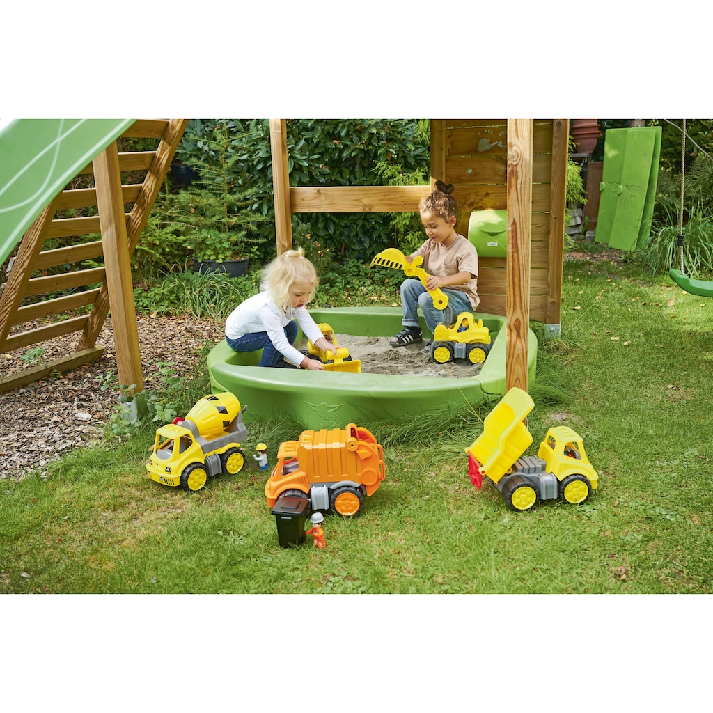 BIG Spielzeug-Betonmischer »Power-Worker Zementmischer+ Figur«, Made in Germany