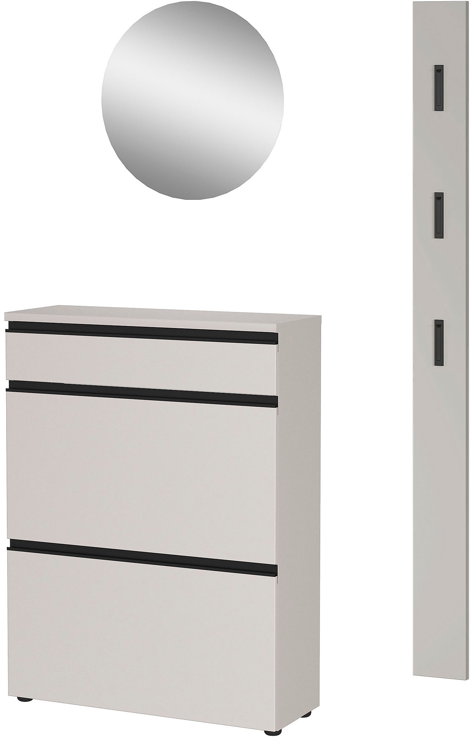 GERMANIA Garderoben-Set "GW-Baldone" 3 Stk. tlg. günstig online kaufen