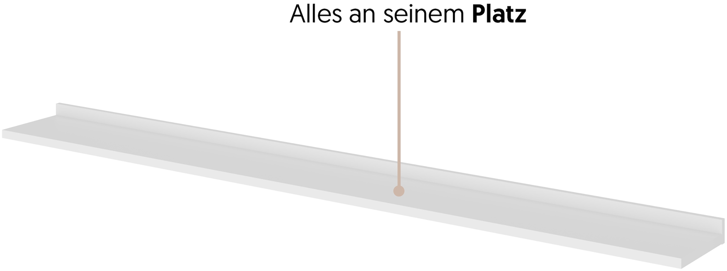 Home affaire Wandboard »Tuluza, Breite 200cm, praktisches Regal für die Wand« 1-tlg Wandregal viel Stauraum, ideal für Deko & Bücher