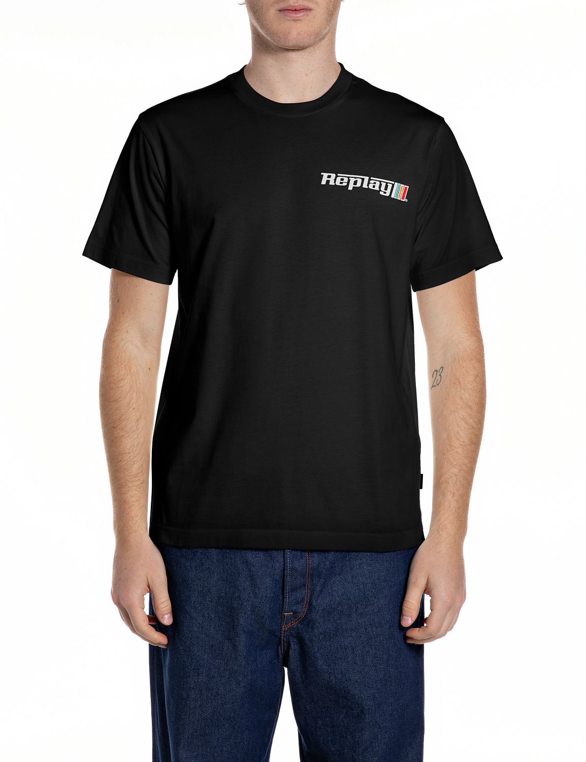 Replay T-Shirt mit Racing-Print günstig online kaufen