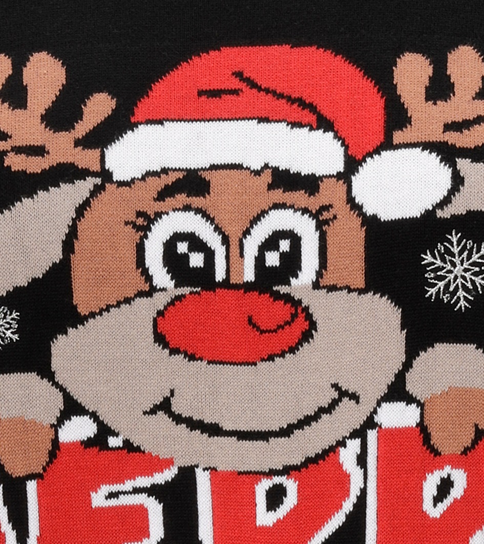 Aniston PLUS Weihnachtspullover, mit Rentier-Motiv - NEUE KOLLEKTION