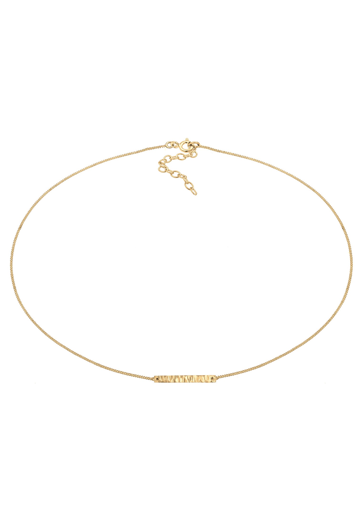 Elli Collier »Choker Platte Gehämmert 925er Silber«