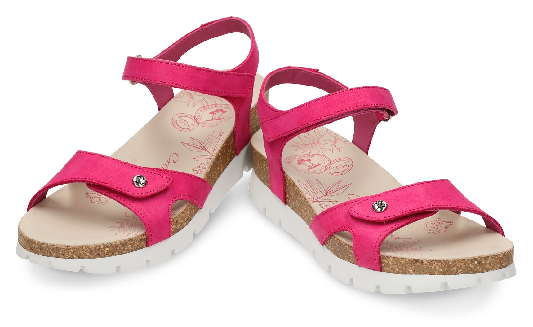 Panama Jack Sandale »Sulia«, Sommerschuh, Sandalette, Urlaubschuh mit Klettverschlüssen