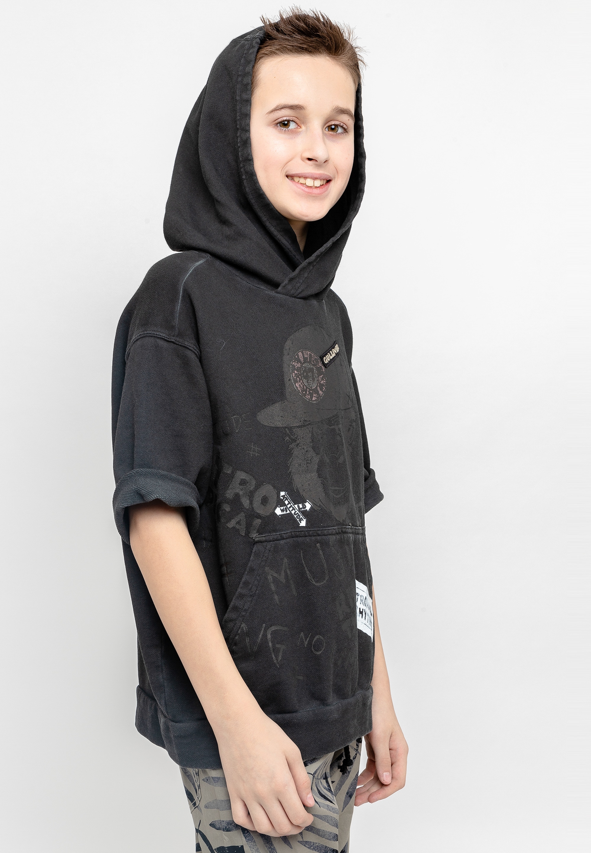Gulliver Kapuzensweatshirt, stylischem kaufen | Animal ▷ mit Print BAUR