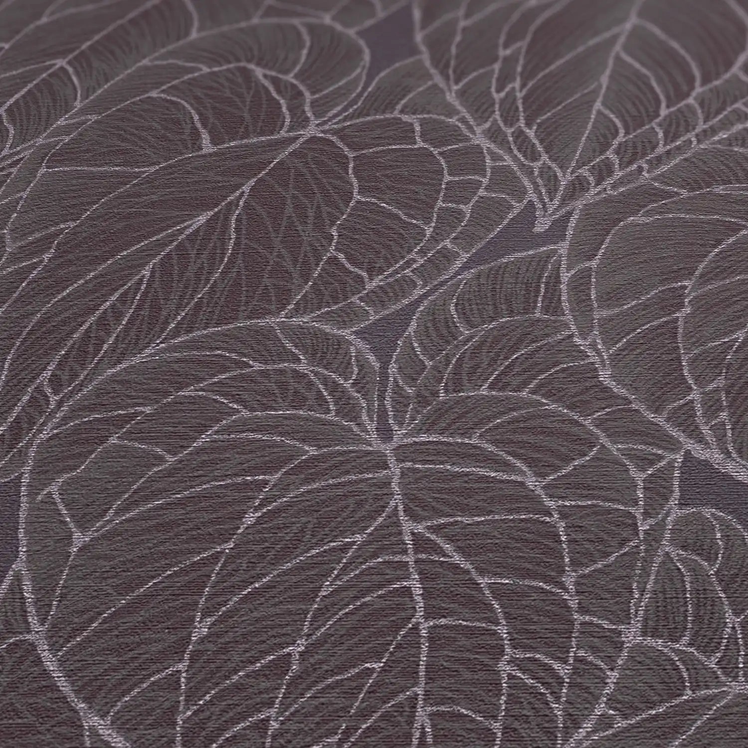 living walls Vliestapete »Tropen-Tapete - Blättermuster modern glänzend« leicht glänzend strukturiert Elegante Vliestapete mit tropischem Blättermuster