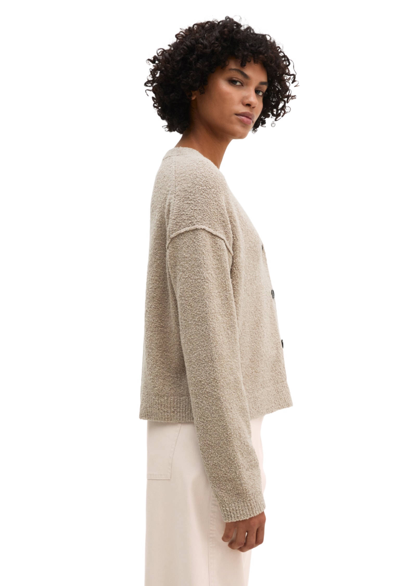 Marc O'Polo Cardigan »aus Bouclé-Garn«
