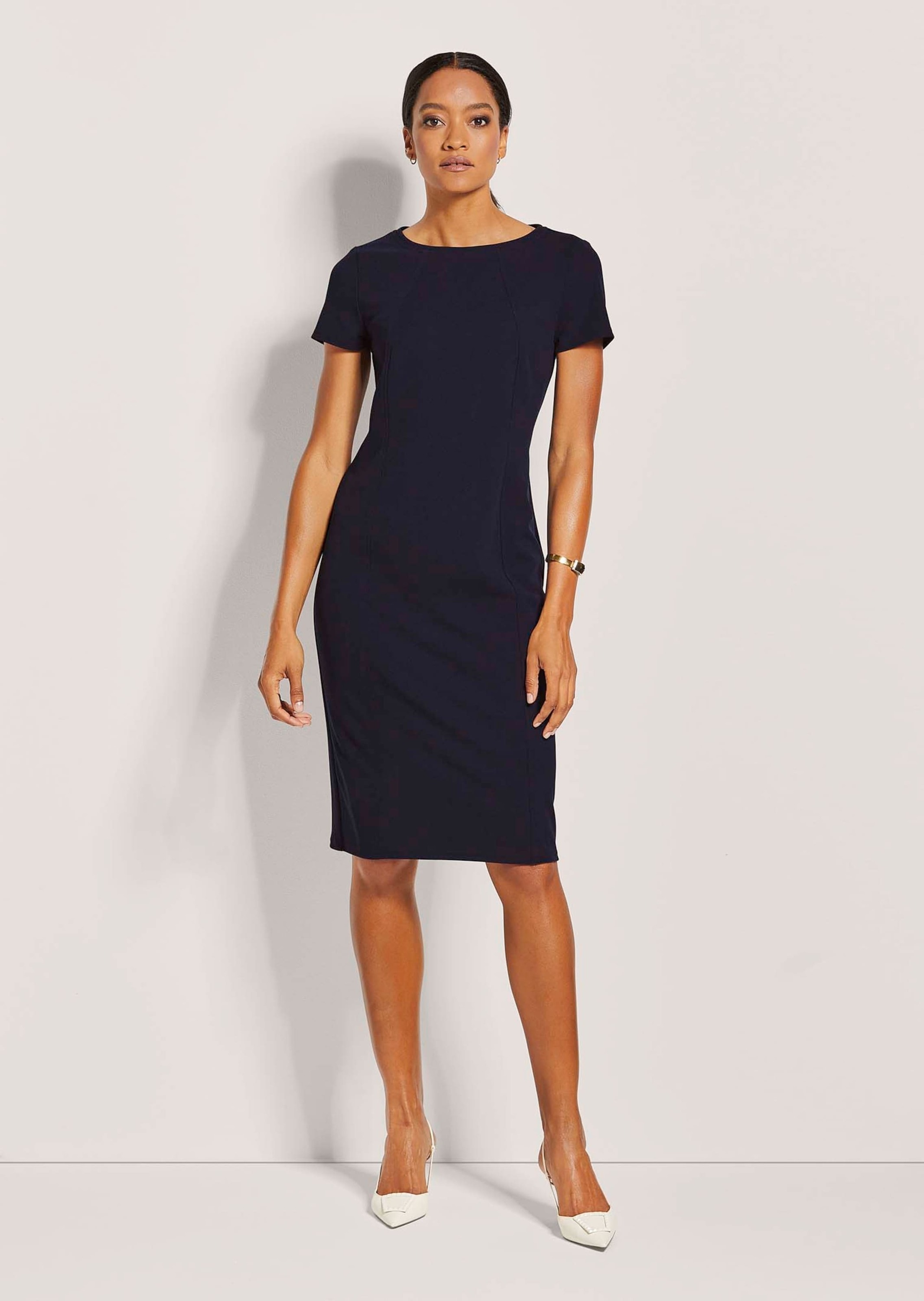 MADELEINE Sommerkleid "Kleid Etuikleid mit kurzen Ärmeln" günstig online kaufen