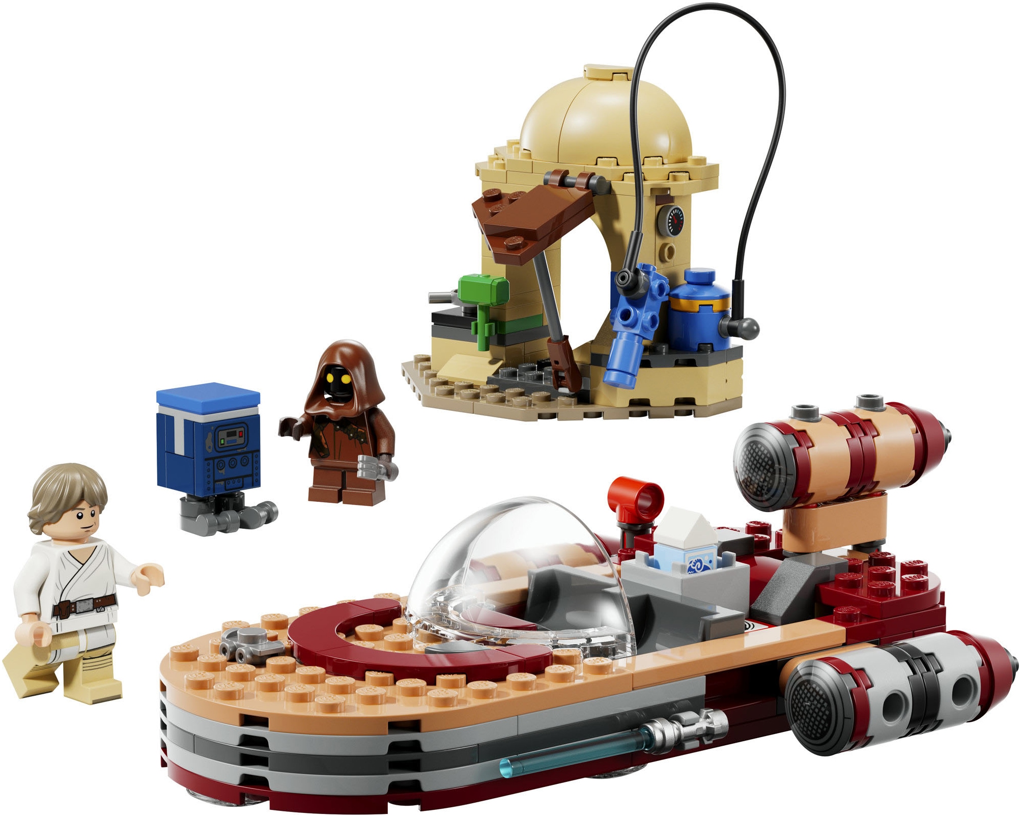LEGO® Konstruktionsspielsteine »SMART Play: Lukes Landspeeder (75420), LEGO Star Wars ™« Mit SMART Brick kombatibel (nicht im Lieferumfang enthalten)