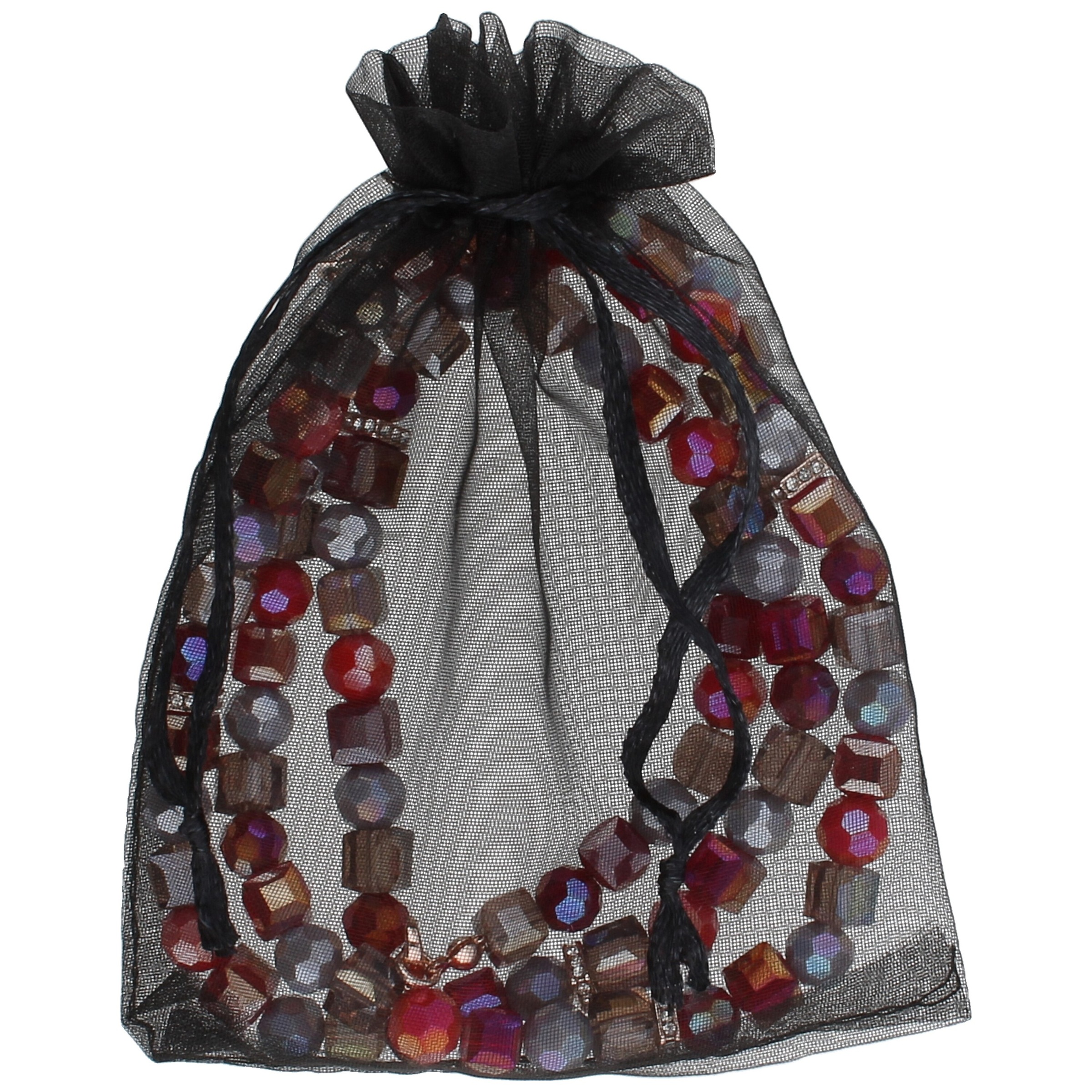 Smart Jewel Schmuckset »Schmuck mit Kristallsteinen in rot und lavendel, Messing«