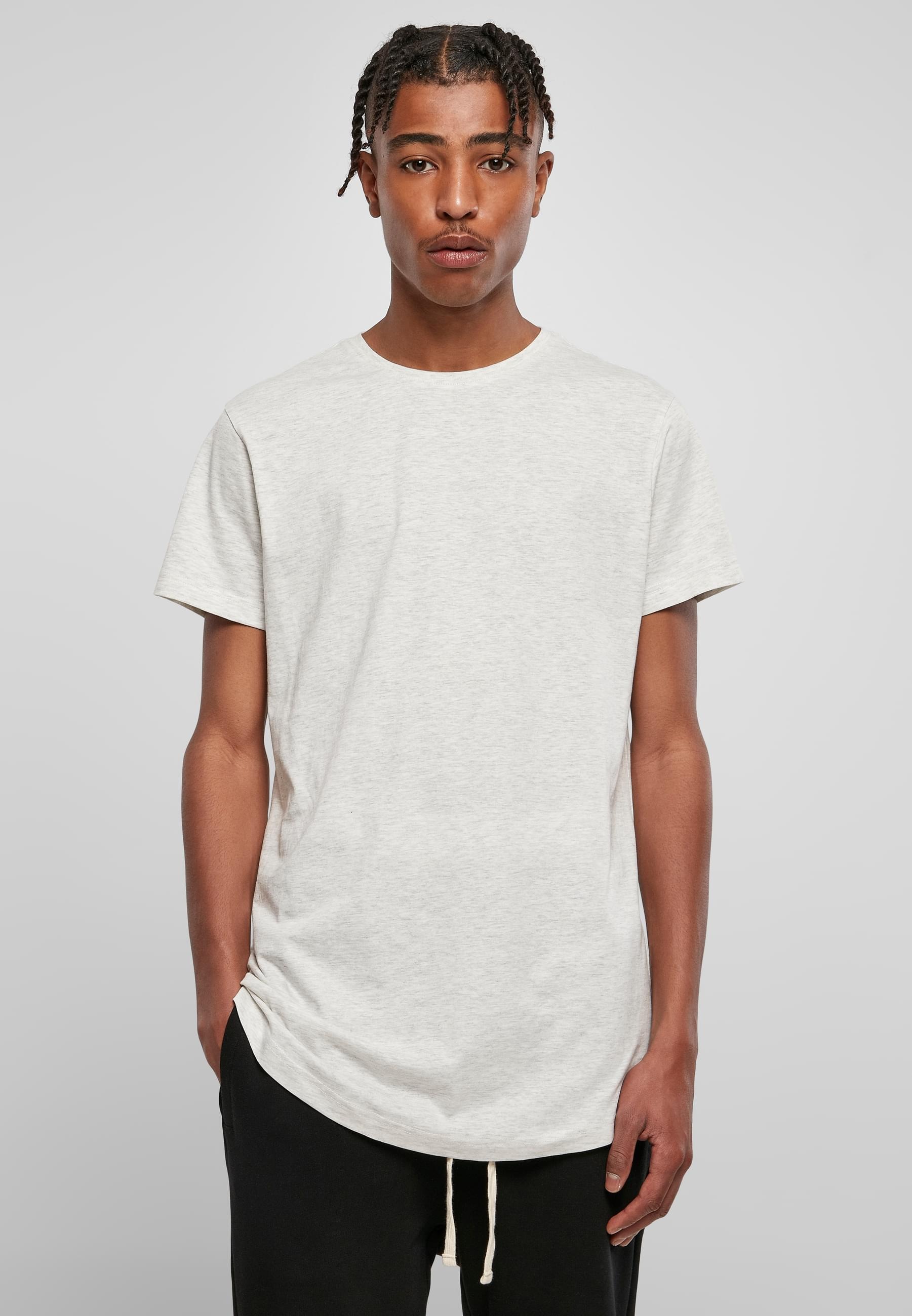 URBAN CLASSICS Kurzarmshirt »Urban Classics Herren Shaped Long Tee«, (1 tlg.)
