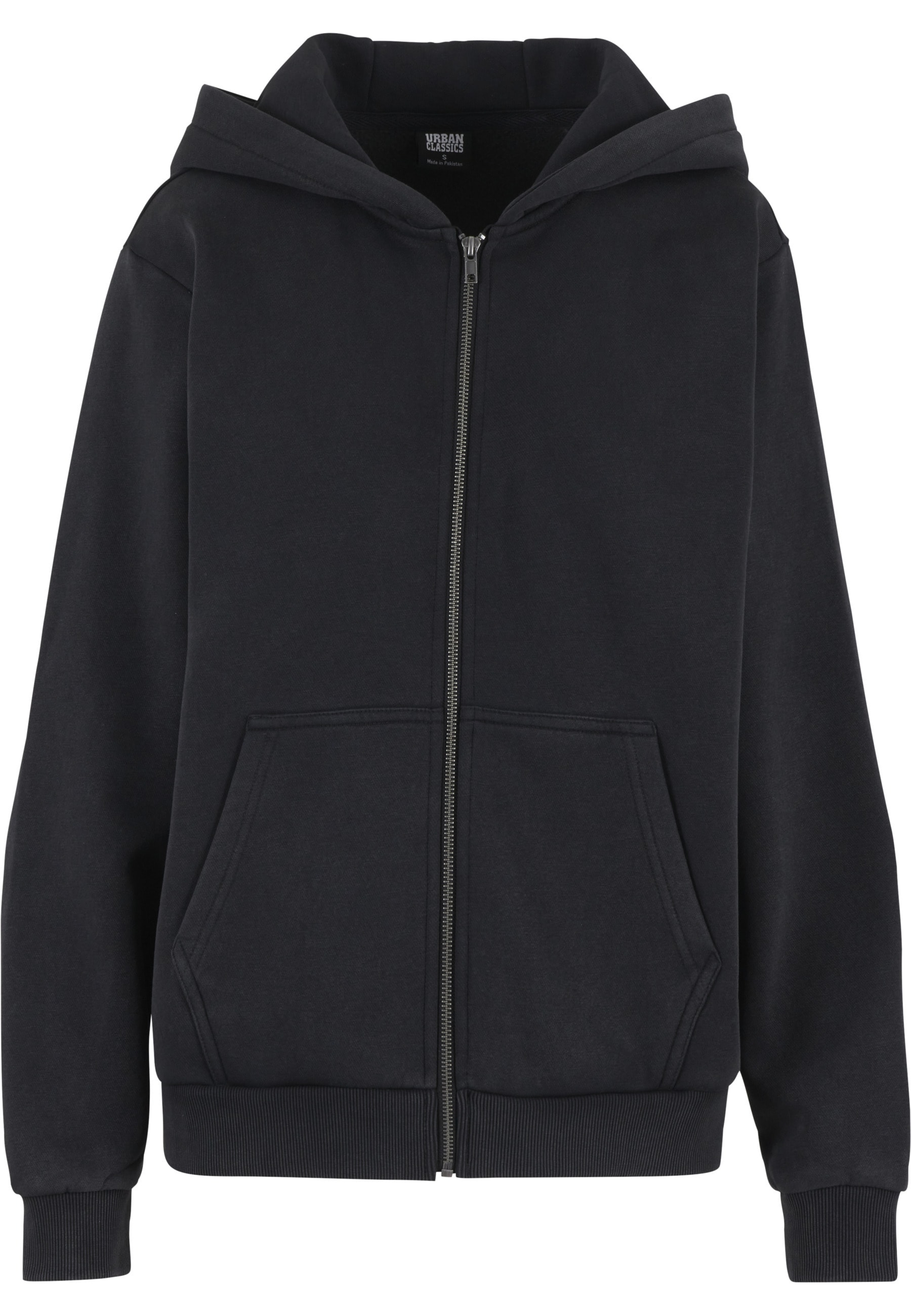 URBAN CLASSICS Sweatjacke »Urban Classics Ladies Vintage Heavy Zip Hoody«
