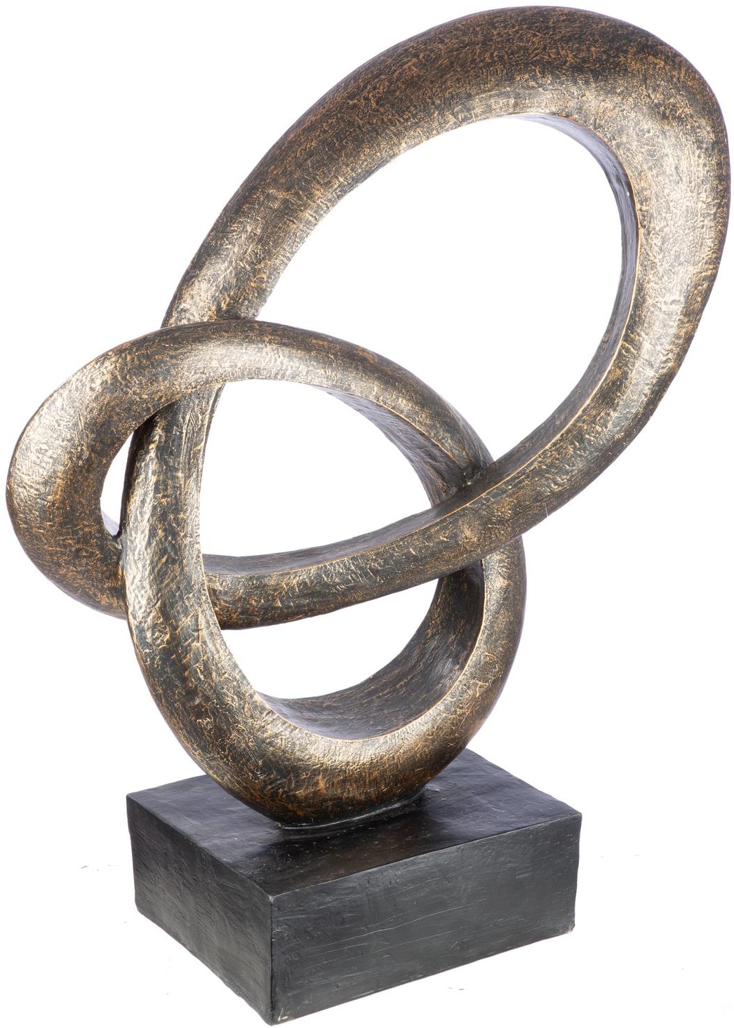 GILDE Skulptur »Skulptur, "Sphere", Kunstharz, bronzefarben« Skulptur, Outdoor, Dekoskulptur, Handarbeit, Blickfang, Dekoration
