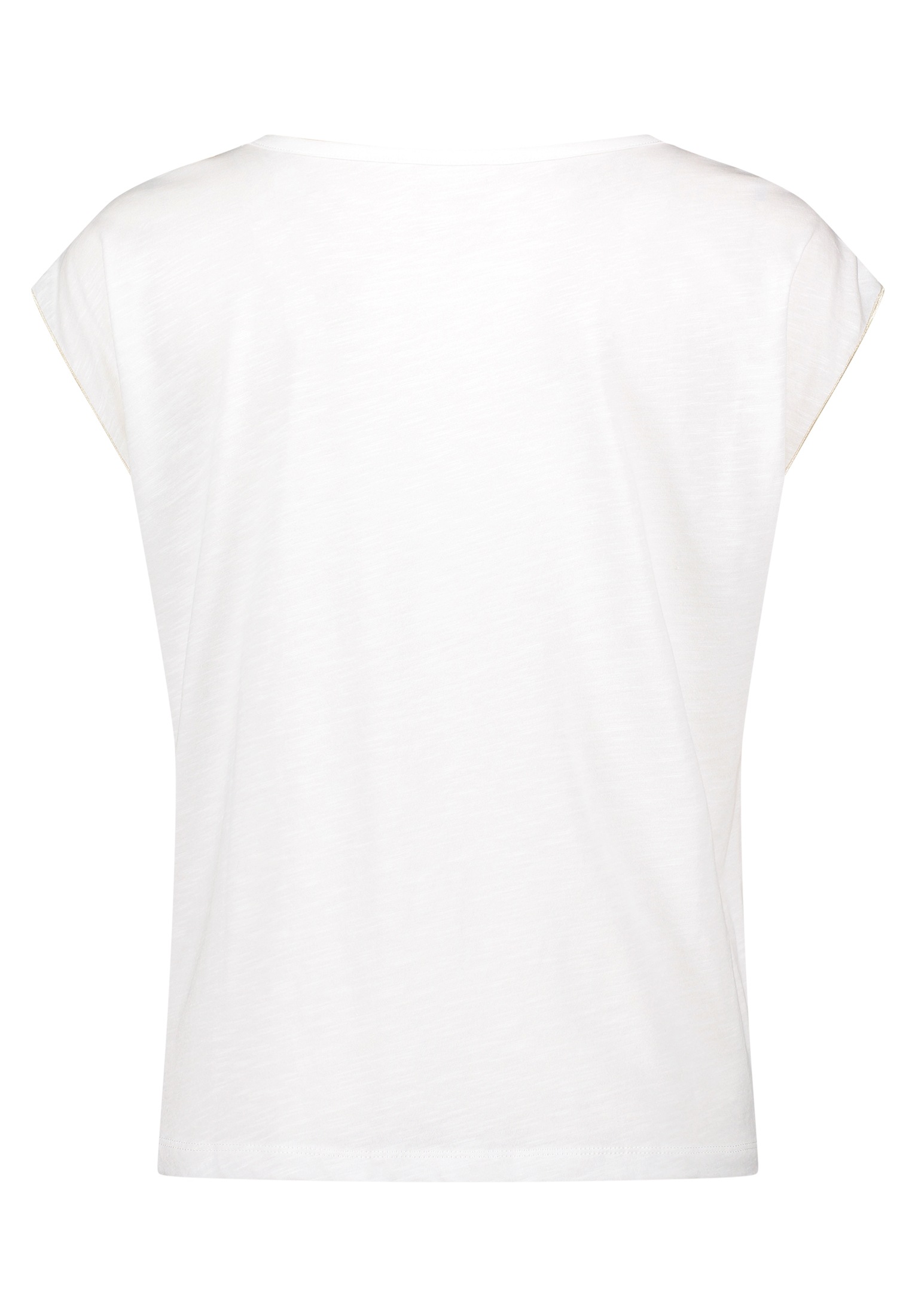 Thumbnail - Cartoon Kurzarmshirt "Cartoon Rundhals-Shirt mit Placement", (1 tlg.), Aufgesteppte Bänder
