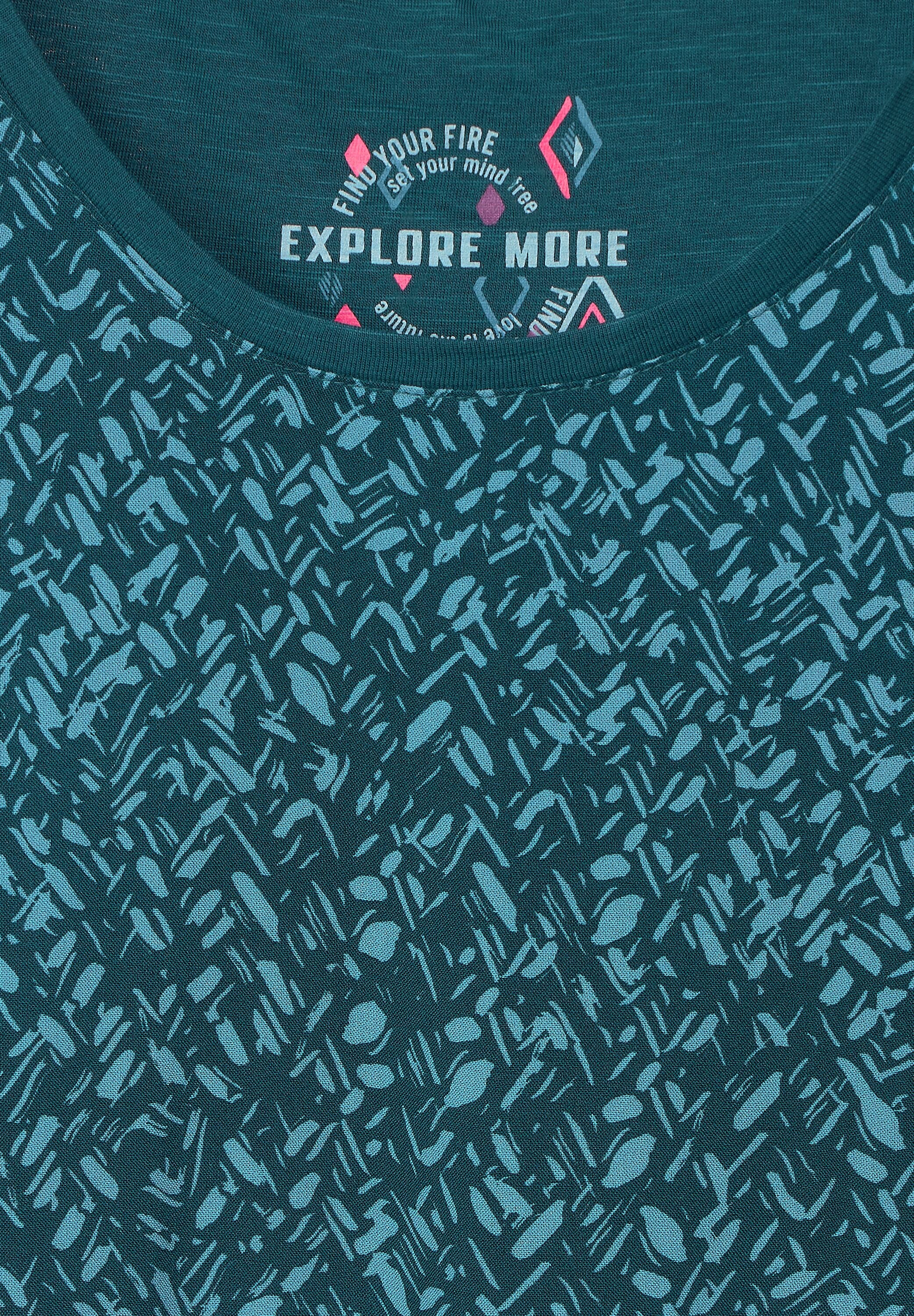 Cecil T-Shirt, mit Minimal Muster für kaufen | BAUR