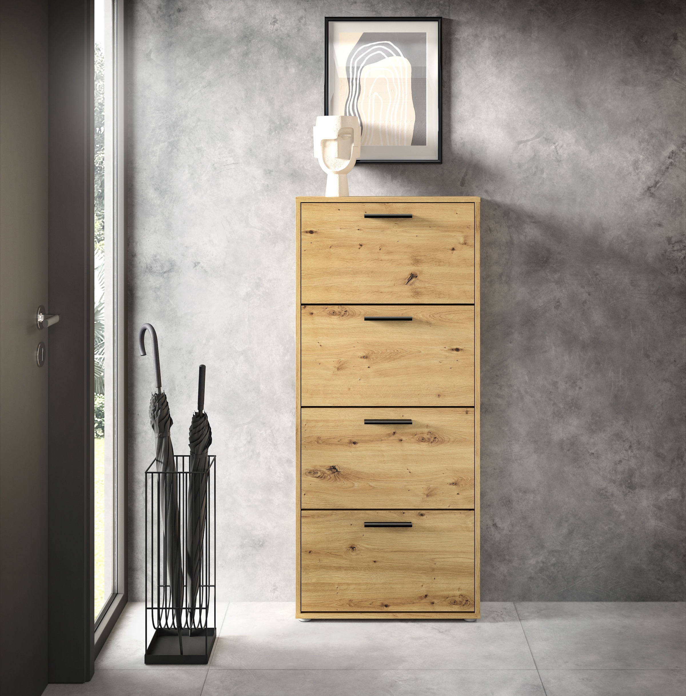 HBZ Schuhkipper "Sam Schuhkipper, Schuhschrank BxHxT 59x136x17 cm" 1 Stk. t günstig online kaufen