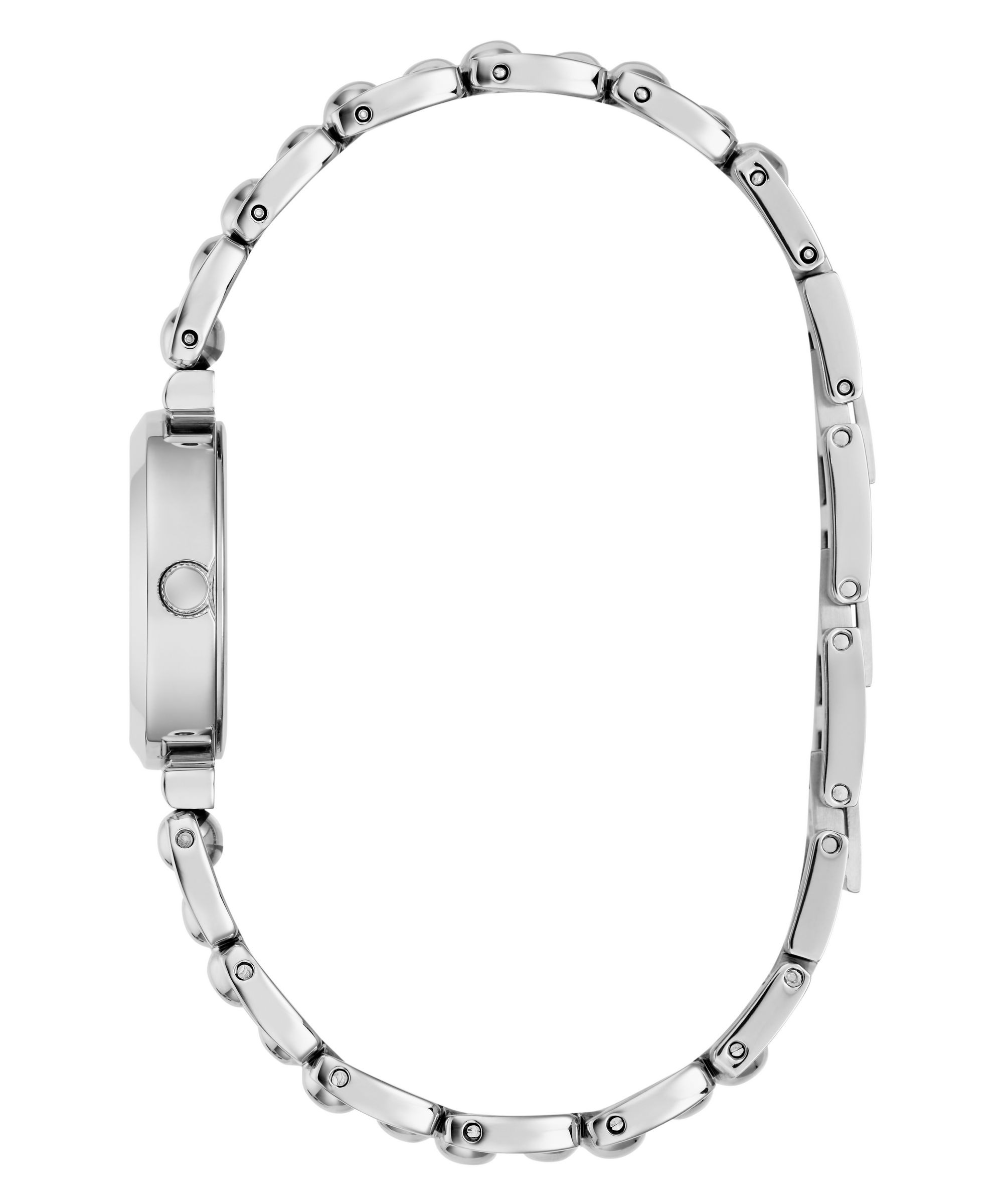 Guess Quarzuhr »LEENA« Armbanduhr, Damenuhr, Edelstahlarmband, analog