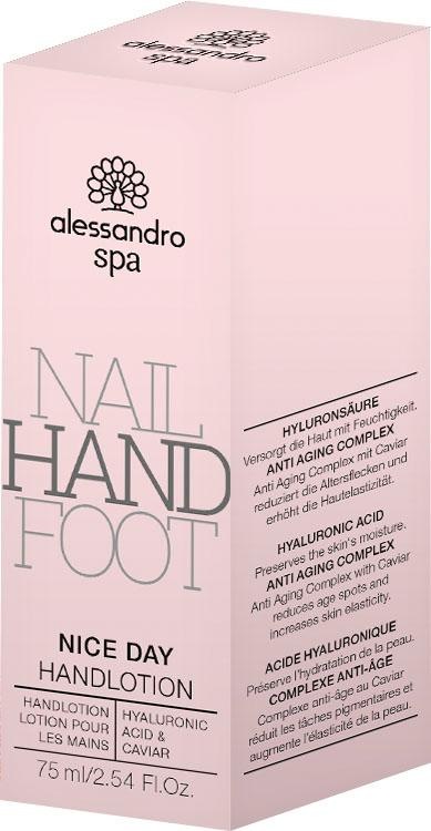 alessandro international Handcreme »SPA NICE DAY«, mit feuchtigkeitsspendendem Kaviarabzug