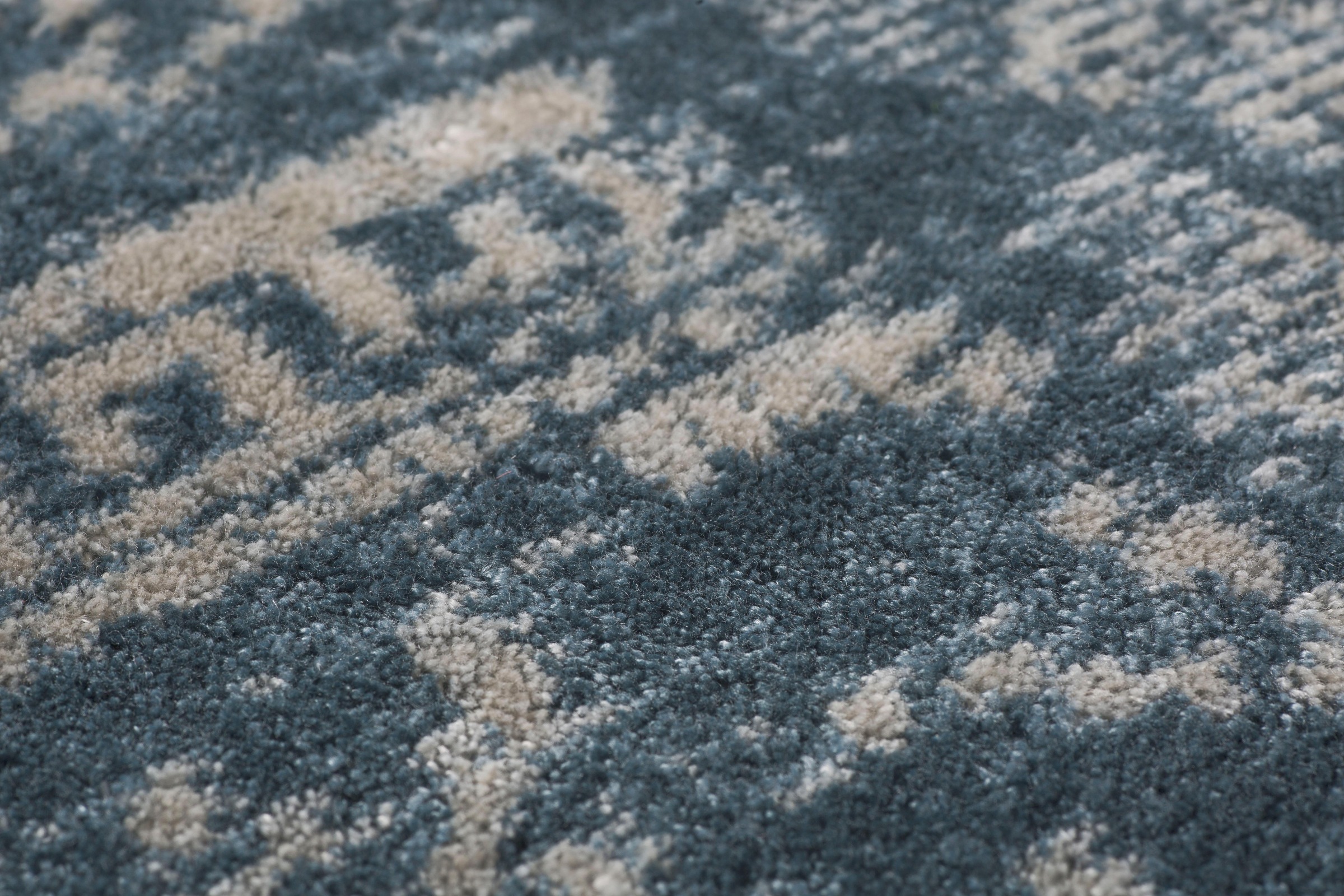 LUXOR living Teppich »Famos 3, Made in Belgium«, rechteckig, 4 mm Höhe, Kurzflor, Patchwork, Vintage Design, Wohnzimmer