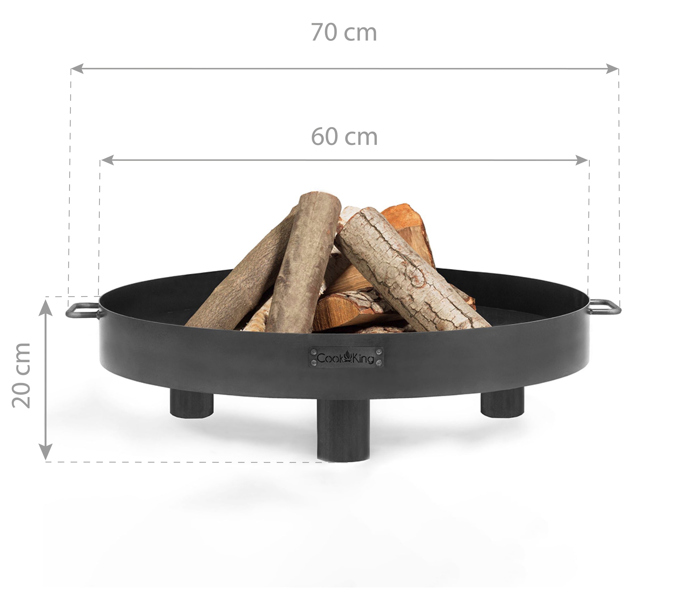 CookKing Feuerschale »Tunis«, Ø 60x20 cm