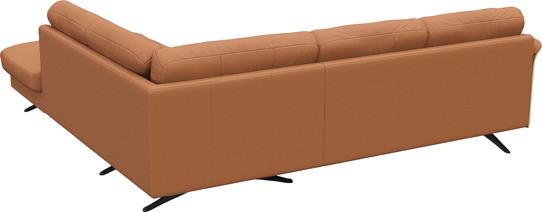 FLEXLUX Ecksofa »Glow, super bequem durch hochwertigem Sitzaufbau mit Federkern, L-Form«, Modernes skandinavisches Design