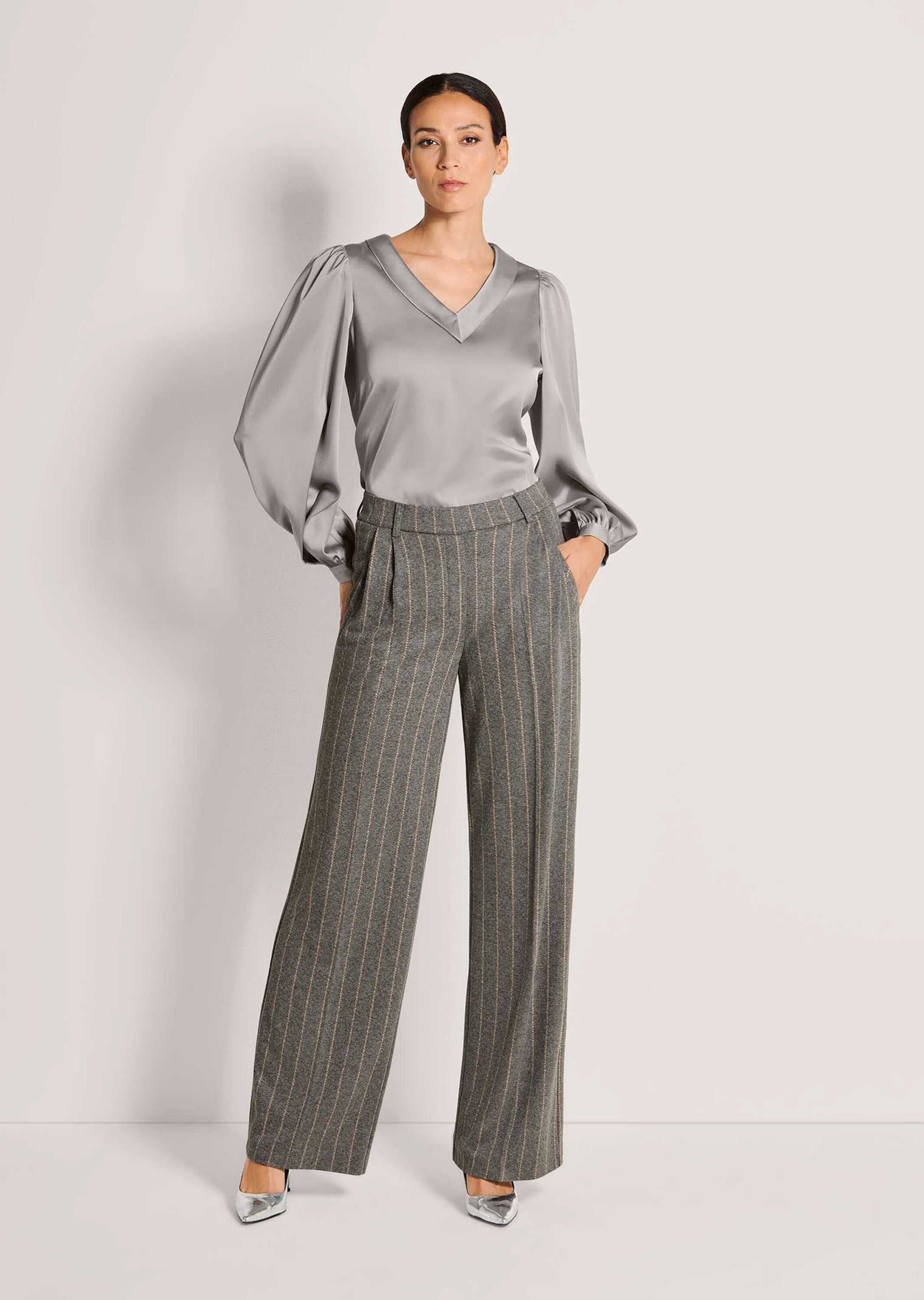 MADELEINE Bundfaltenhose »Hose Bundfaltenhose mit Nadelstreifen«