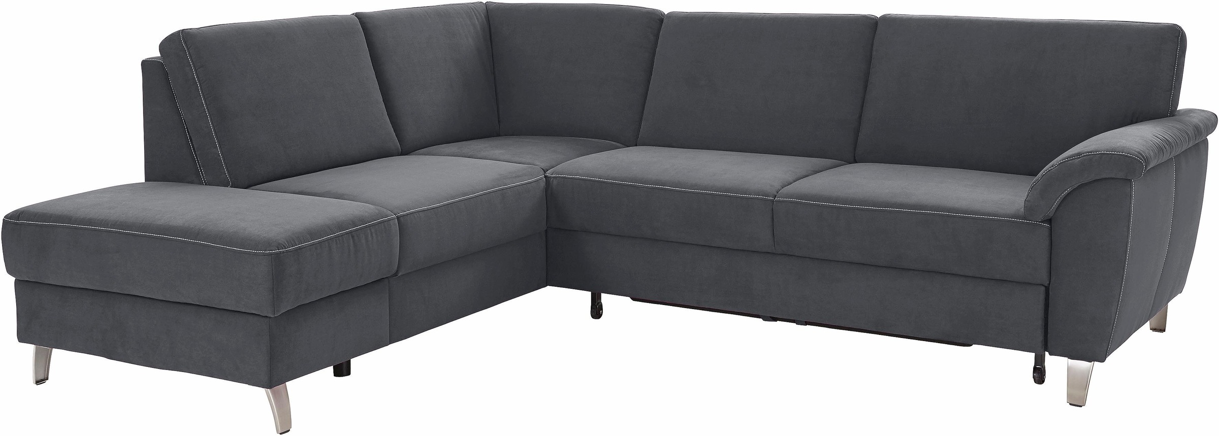 sit&more Ecksofa "Texel L-Form", mit Federkern, wahlweise mit Bettfunktion günstig online kaufen