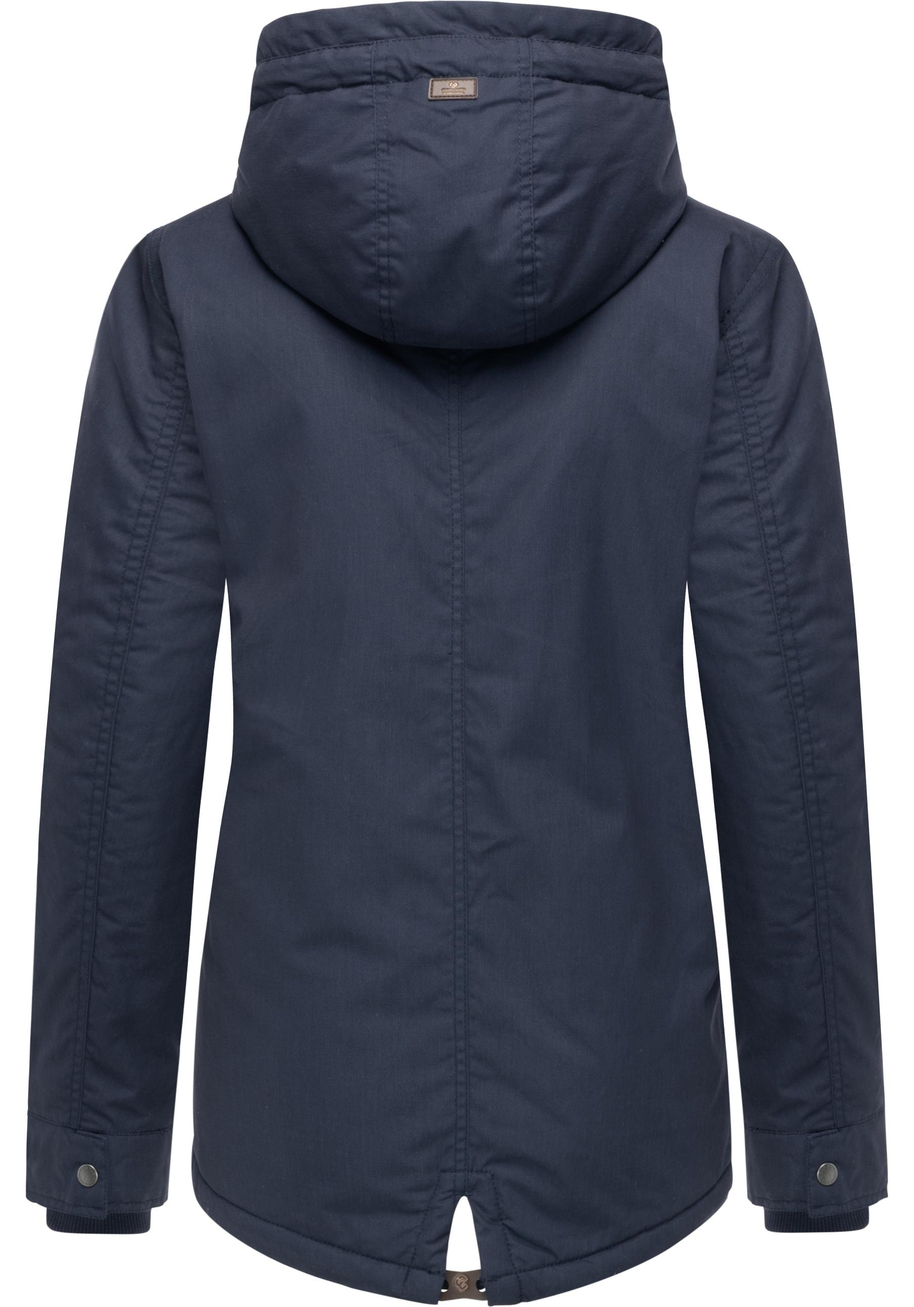 Ragwear Winterjacke »Parkker Warm YOUMODO«, mit Kapuze, Winter Parka mit kuscheligem Teddy-Innenfutter