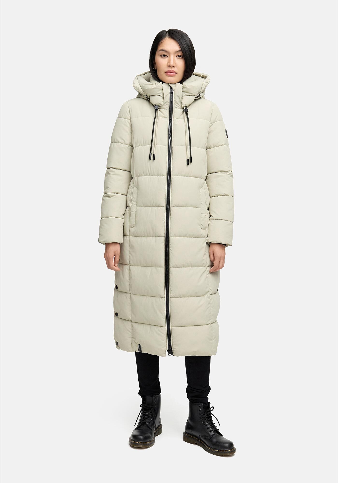 Marikoo Winterjacke "Nadeshikoo XIV" extra langer Winter Mantel gesteppt günstig online kaufen