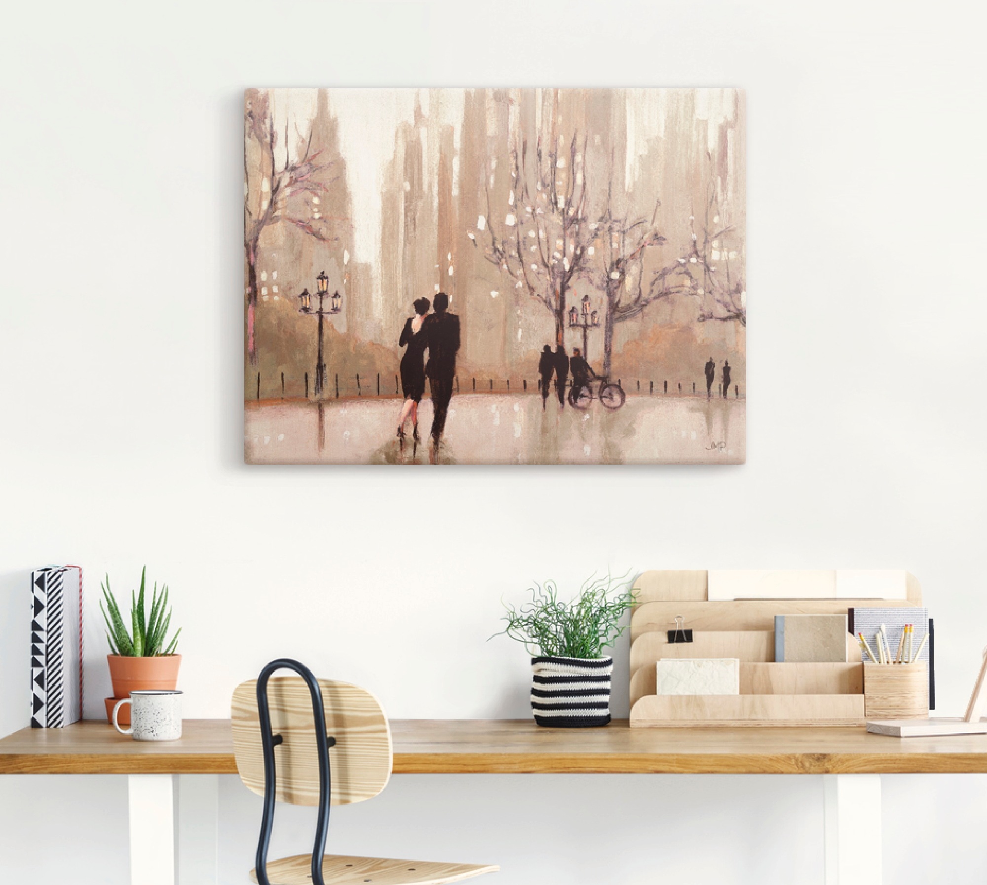 Artland Wandbild "Ein Abend in der Natur" Paar 1 Stk. tlg. als Leinwandbild günstig online kaufen