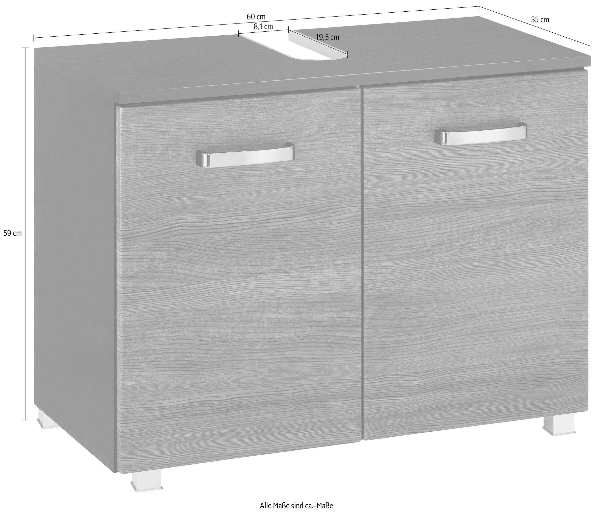 welltime Waschbeckenunterschrank »Ravenna«