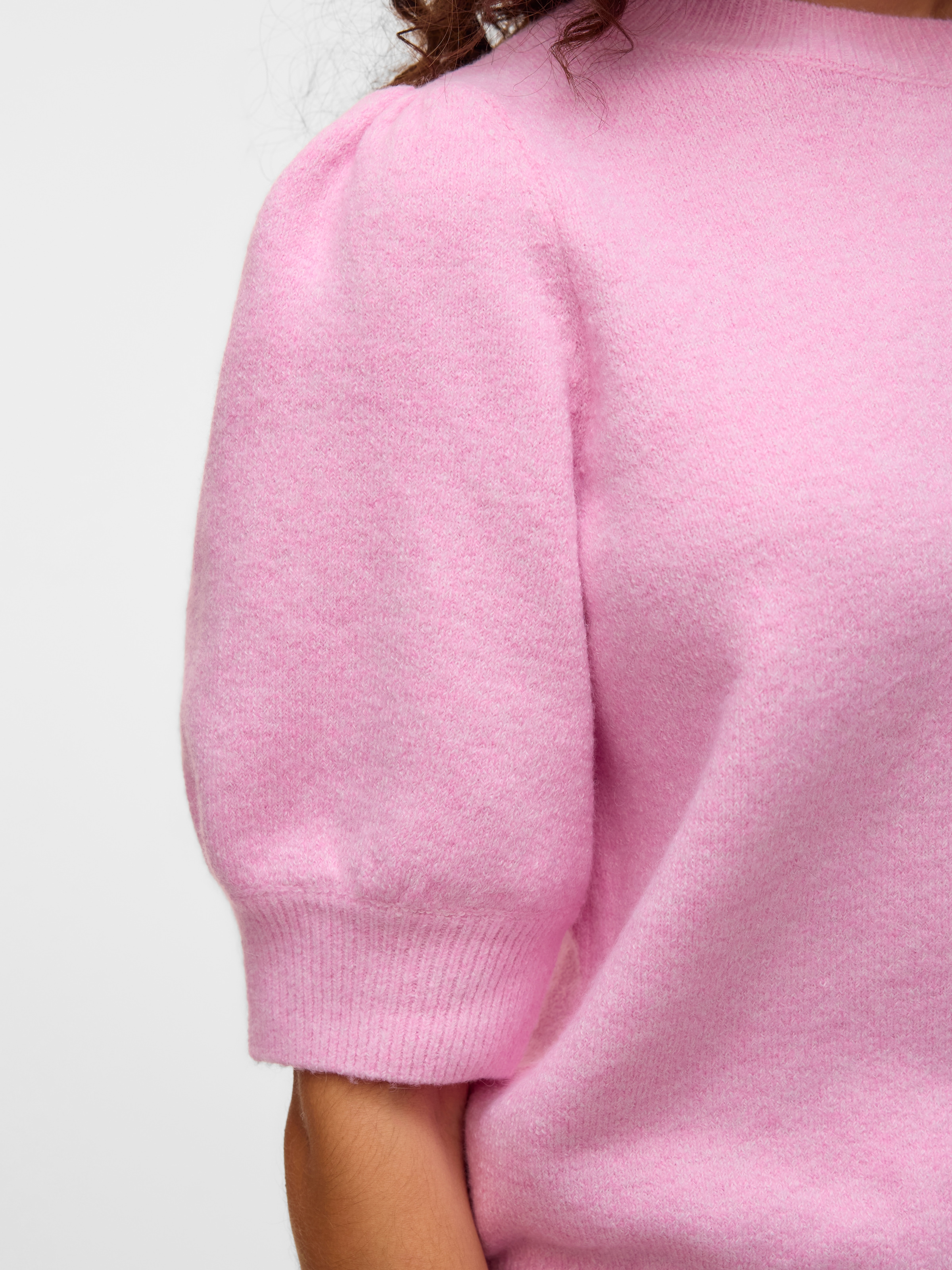 Vero Moda Kurzarmpullover »VMDOFFY 2/4 O-NECK PULLOVER GA NOOS«, mit leichten Puffärmeln