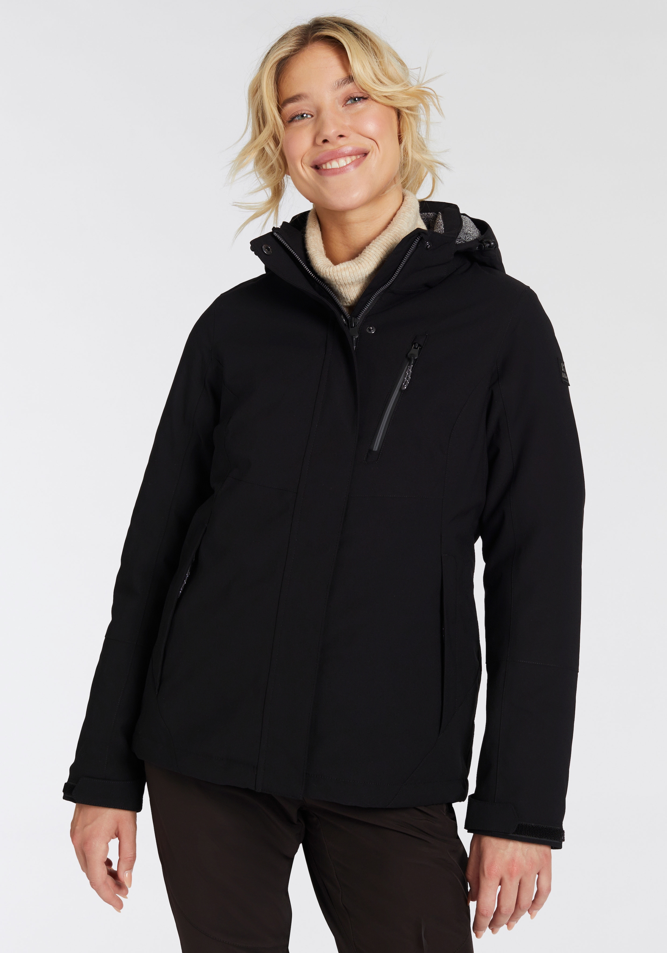 Outdoorjacke »KOW 140 WMN JCKT«, mit Kapuze, Wasser- und winddicht