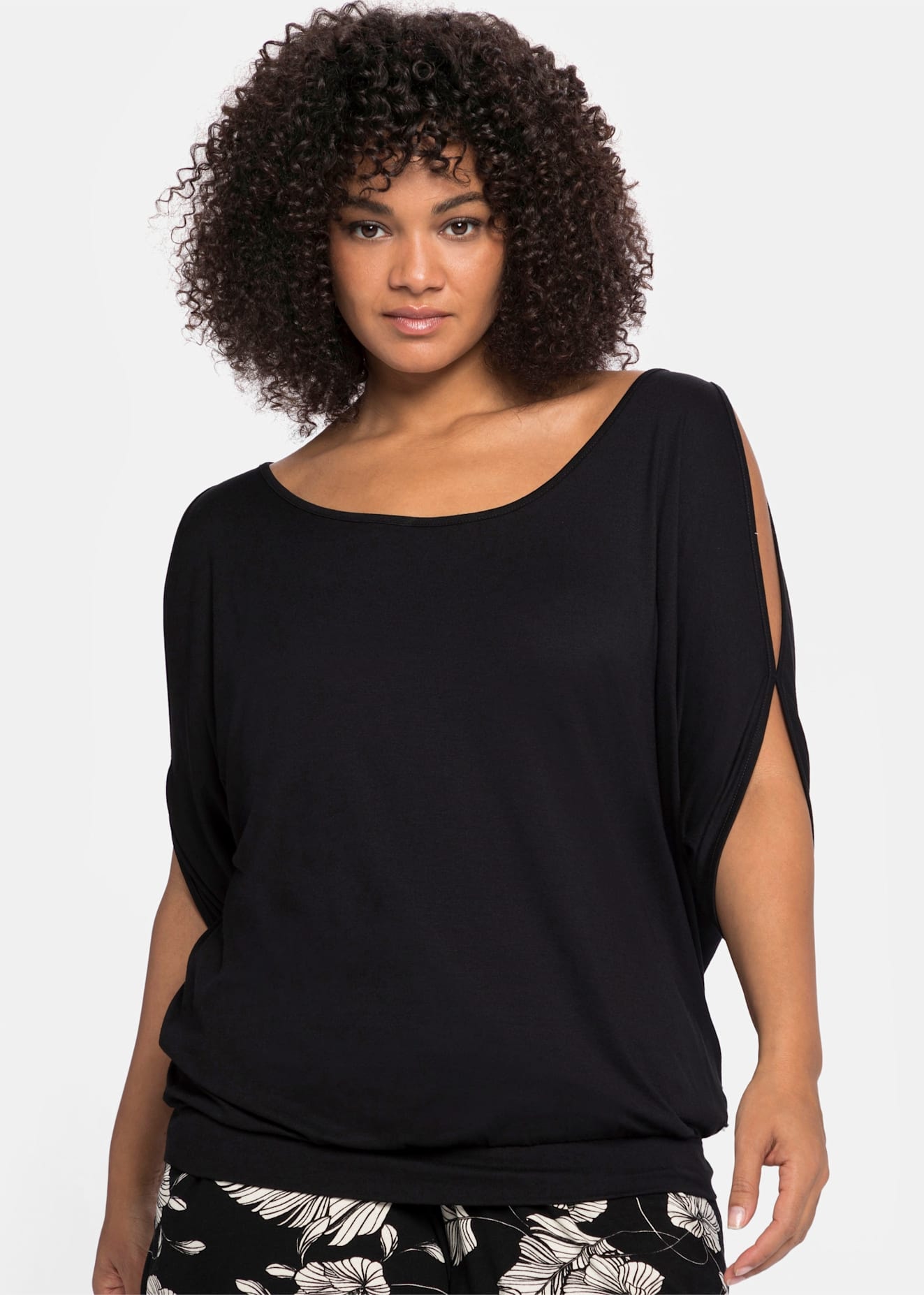 Sheego Fledermausshirt "T-Shirt", (1 tlg.) günstig online kaufen