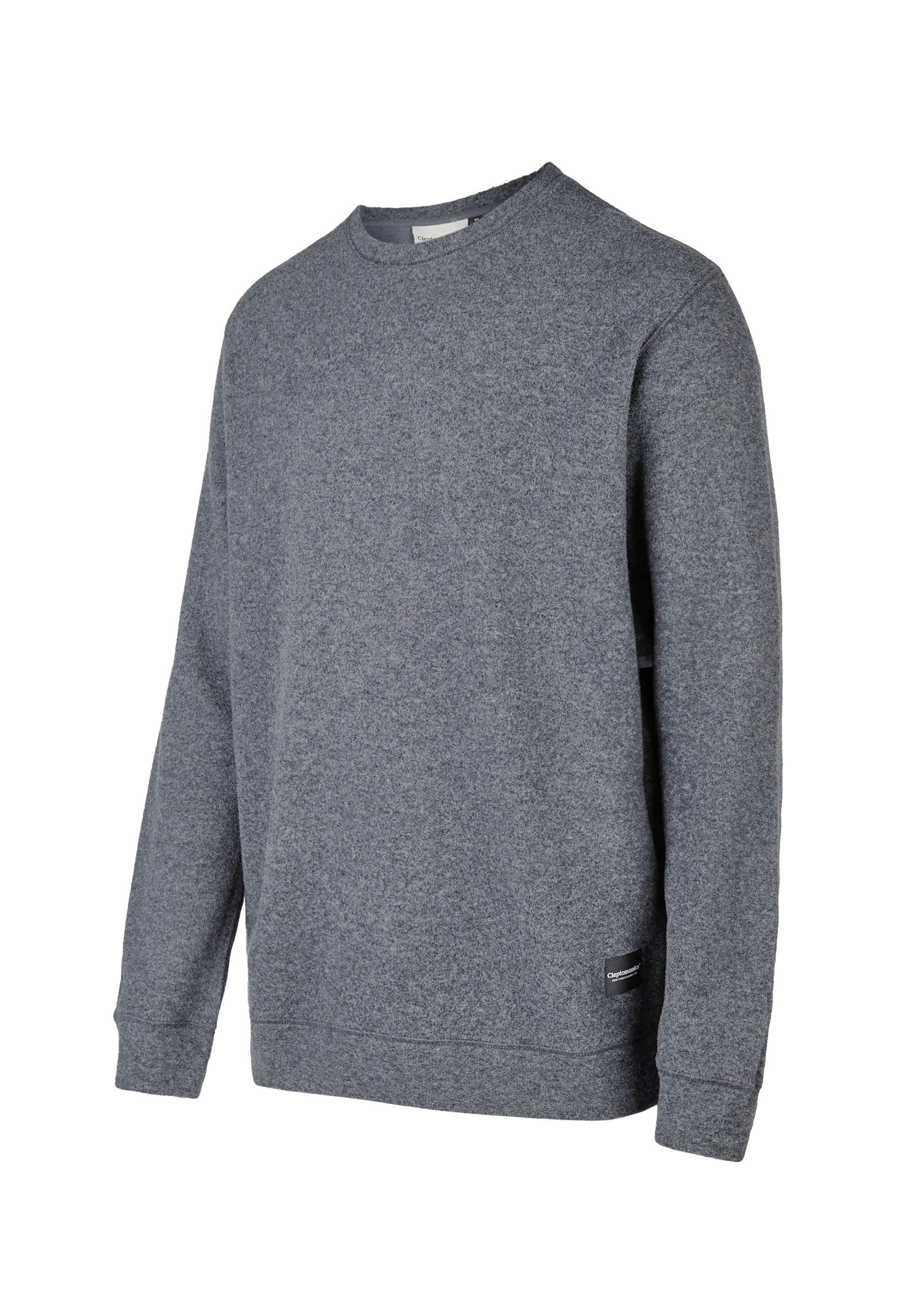 Cleptomanicx Noitch Sweatshirt Gray L 8