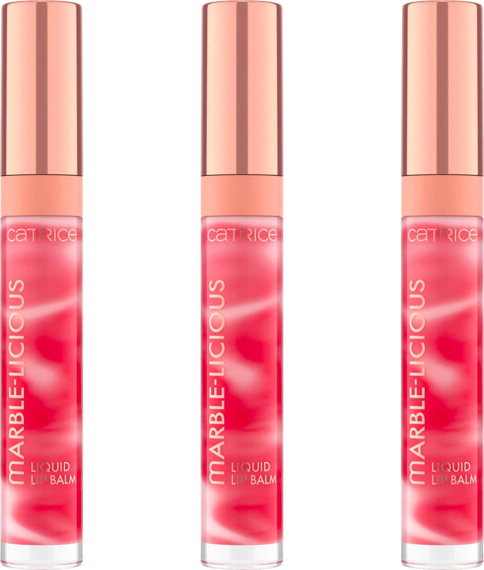 Lipgloss »Marble-licious Liquid Lip Balm«, (Set, 3 tlg.)