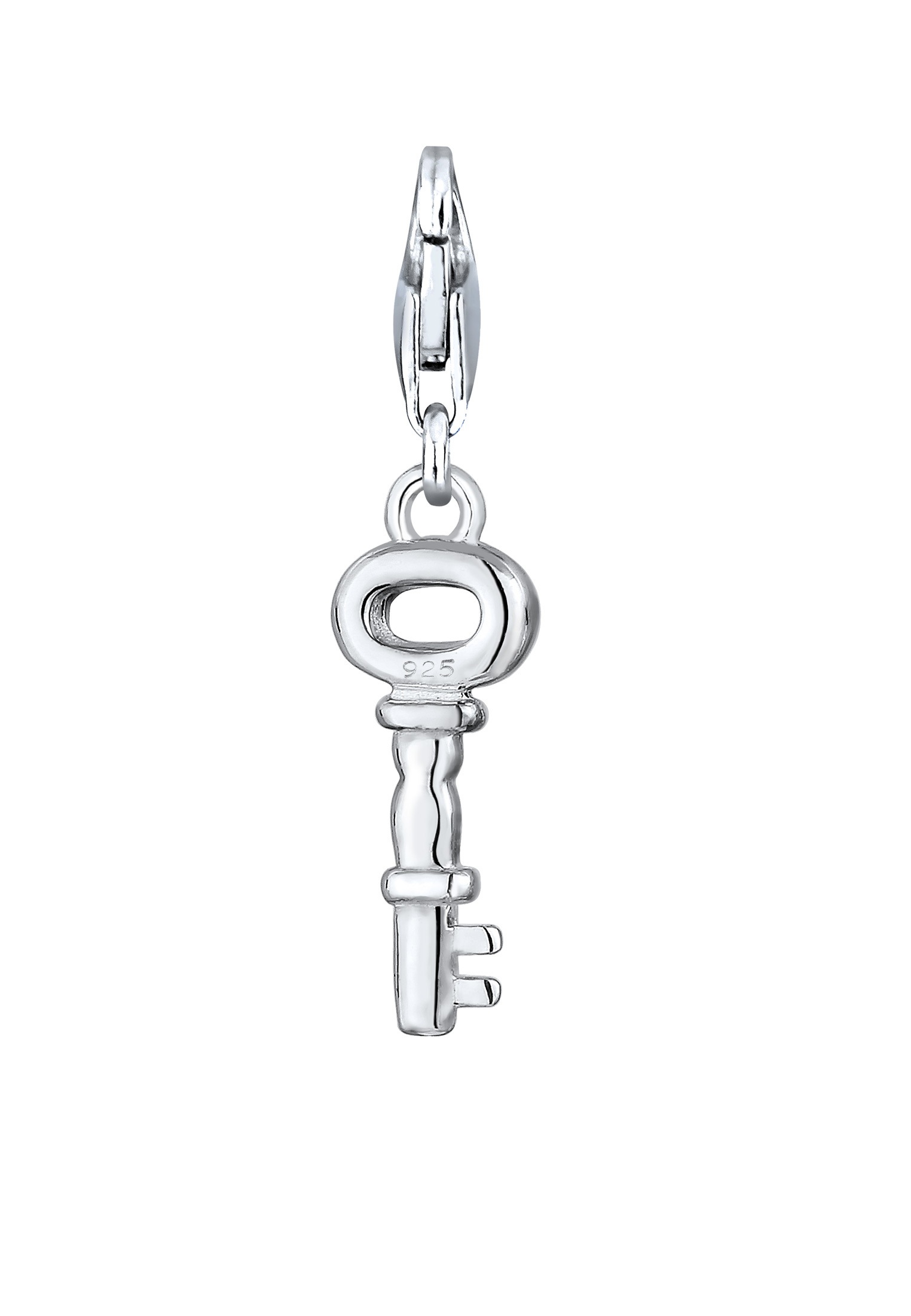 Nenalina Charm-Einhänger »Anhänger Schlüssel Zum Herzen Symbol 925 Silber«